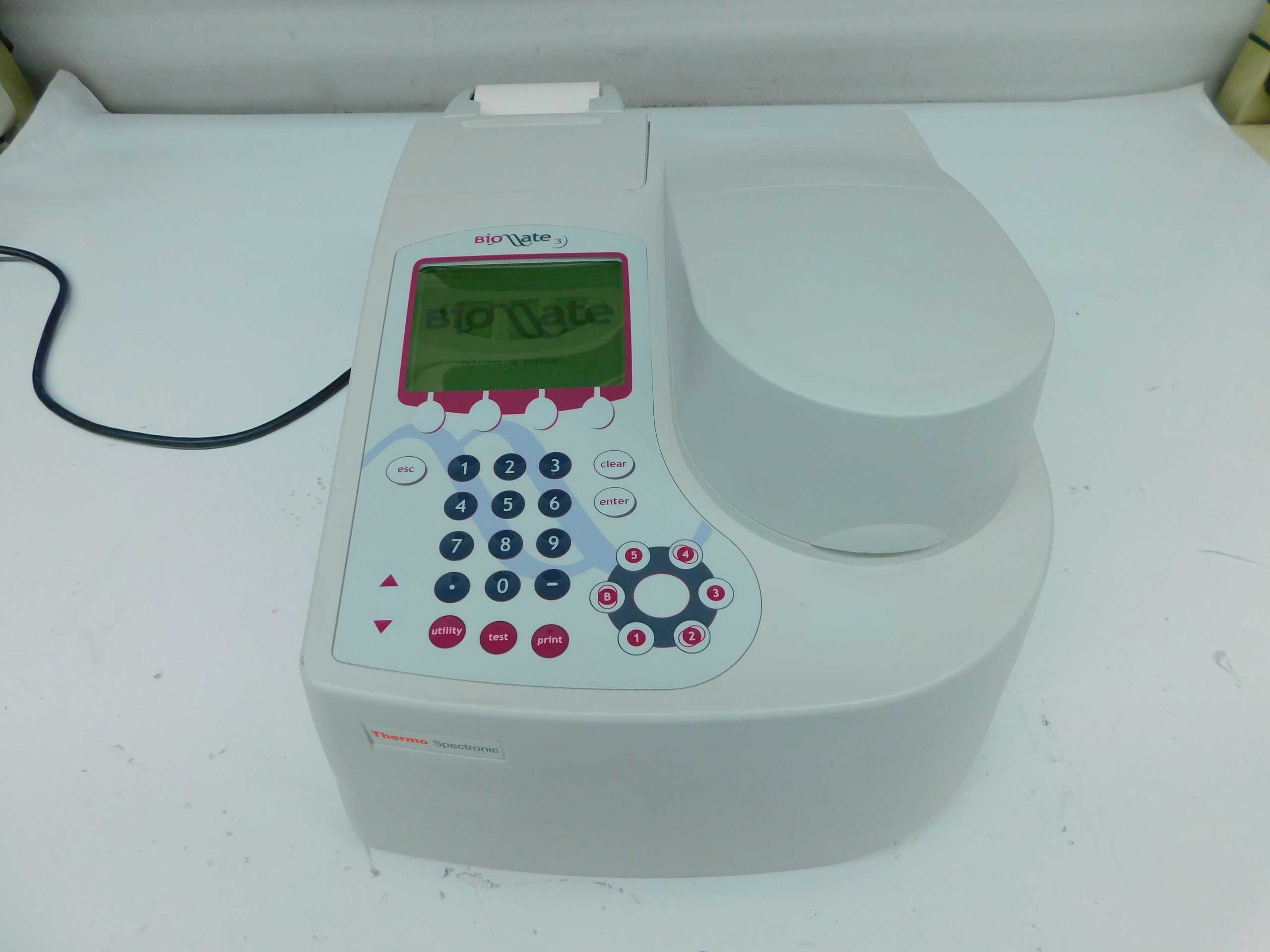 Thermo Spectronic Biomate 3 Spectrophotometer - High Precision Optical Analysis - LAB & SCIENTIFIC