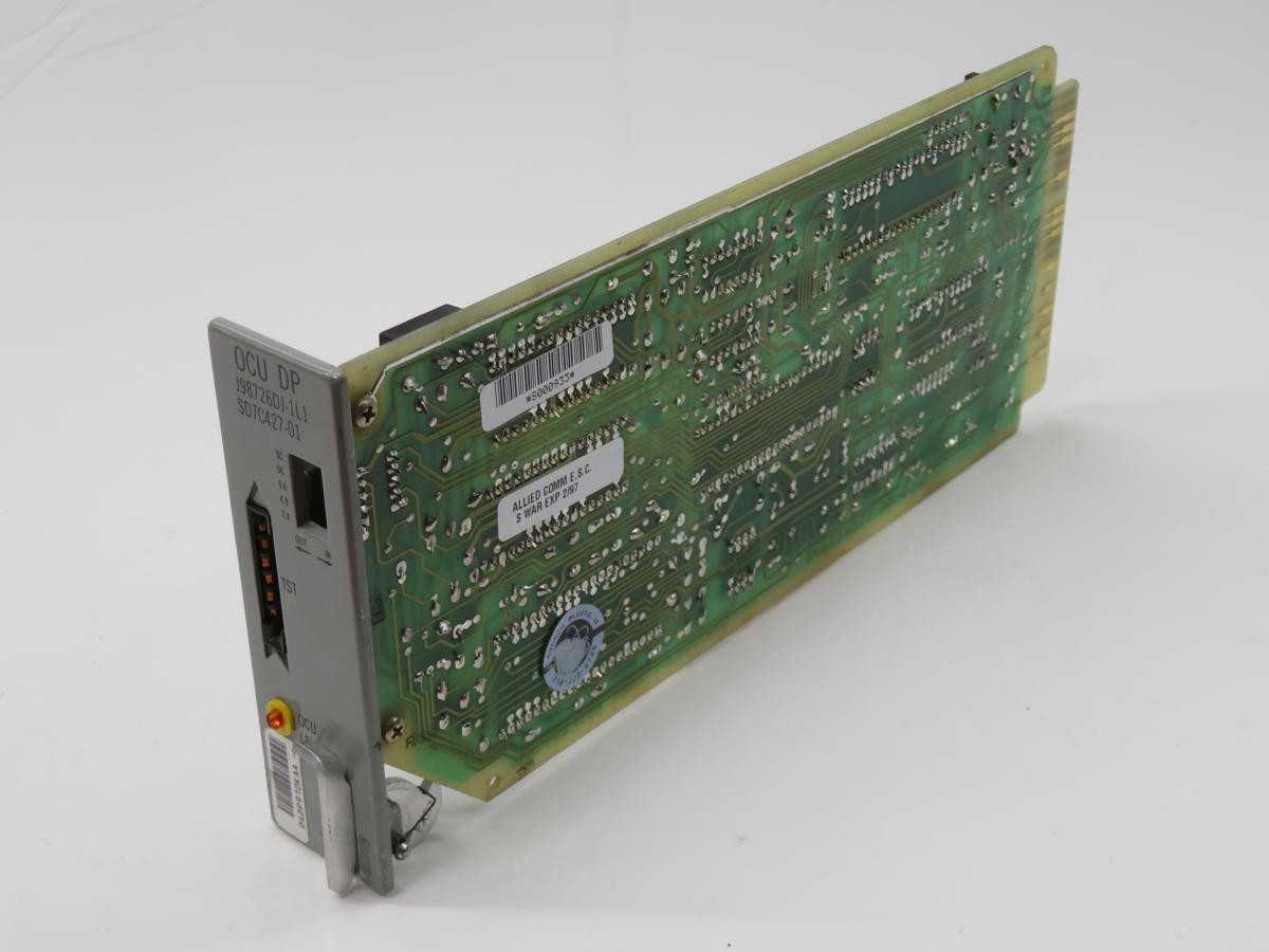 ALLIED J98726DJ-1L1 SD7C427-01 OCU DP PLC MODULE T231625 - PLC MODULES