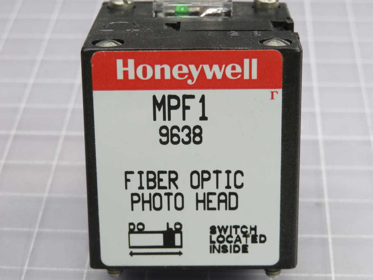 HONEYWELL MPF1 9638 FIBER OPTIC PHOTO HEAD T235092 - SENSORS