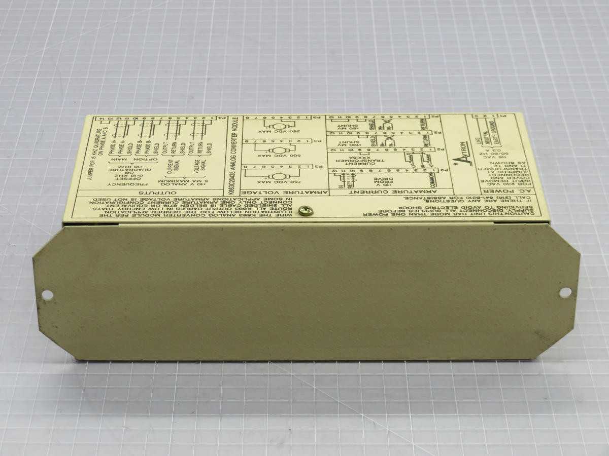 AVATRON K663 ANALOG CONVERTER MODULE T217322 - PLC MODULES