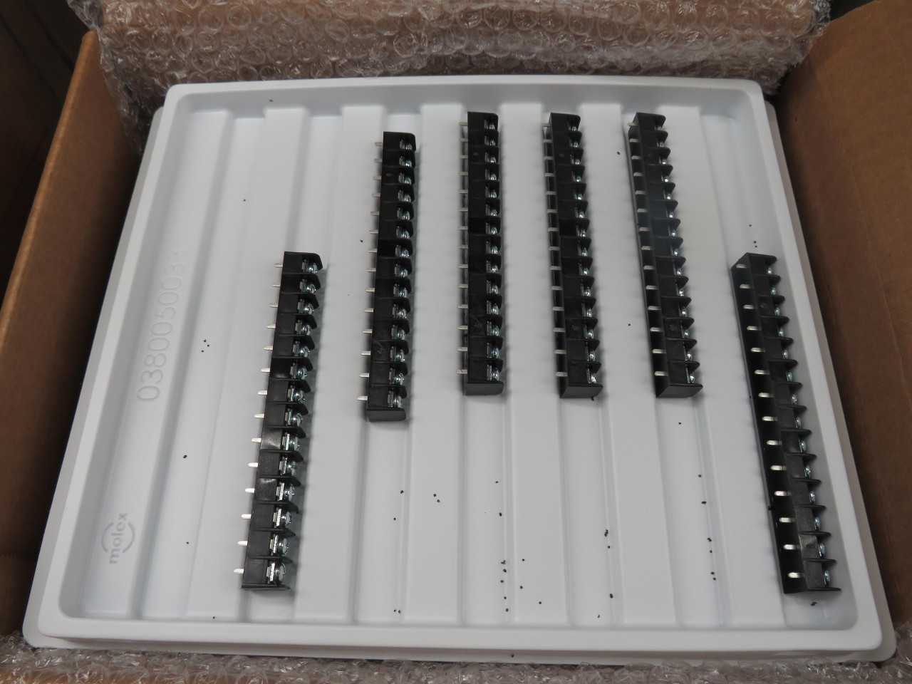 Lot Of 150 Molex 0387007514 Conn Barrier Strip 14 Circ 0.325 - TERMINAL BLOCKS