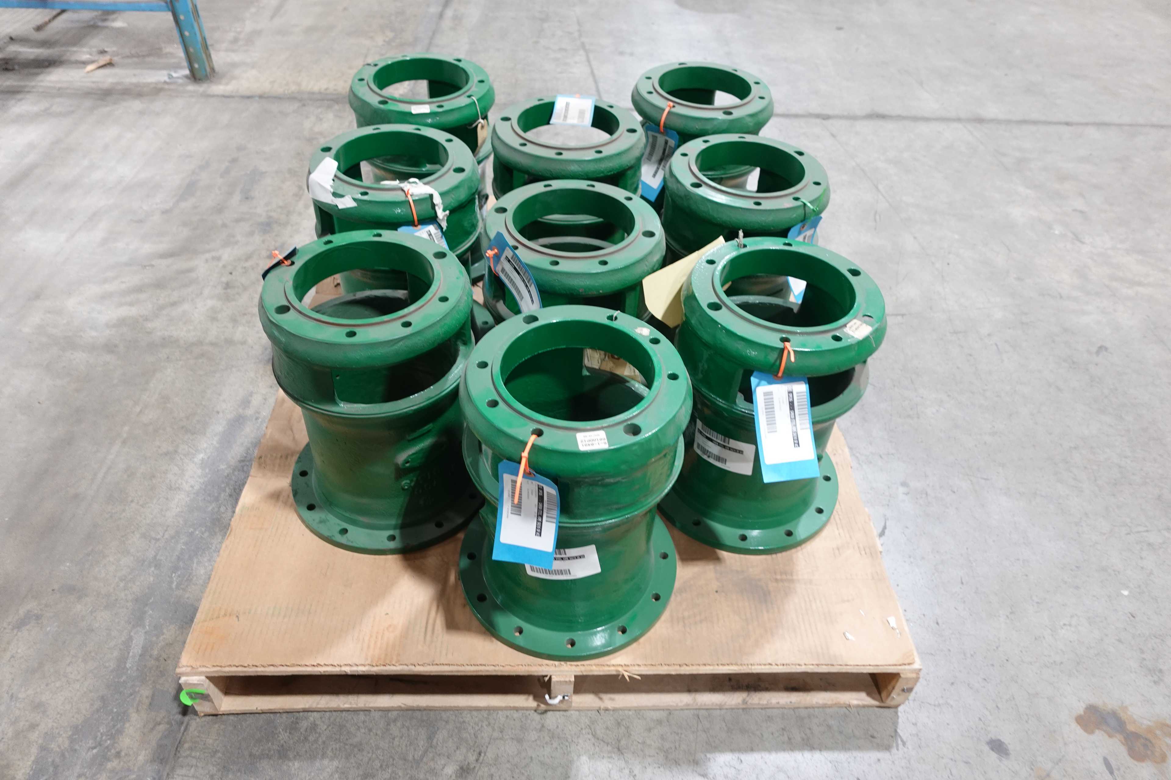 SKU 1775625 - LOT OF 9 FISHER 3L4483X0022 SPRING CASES - PUMP REPLACEMENT PARTS