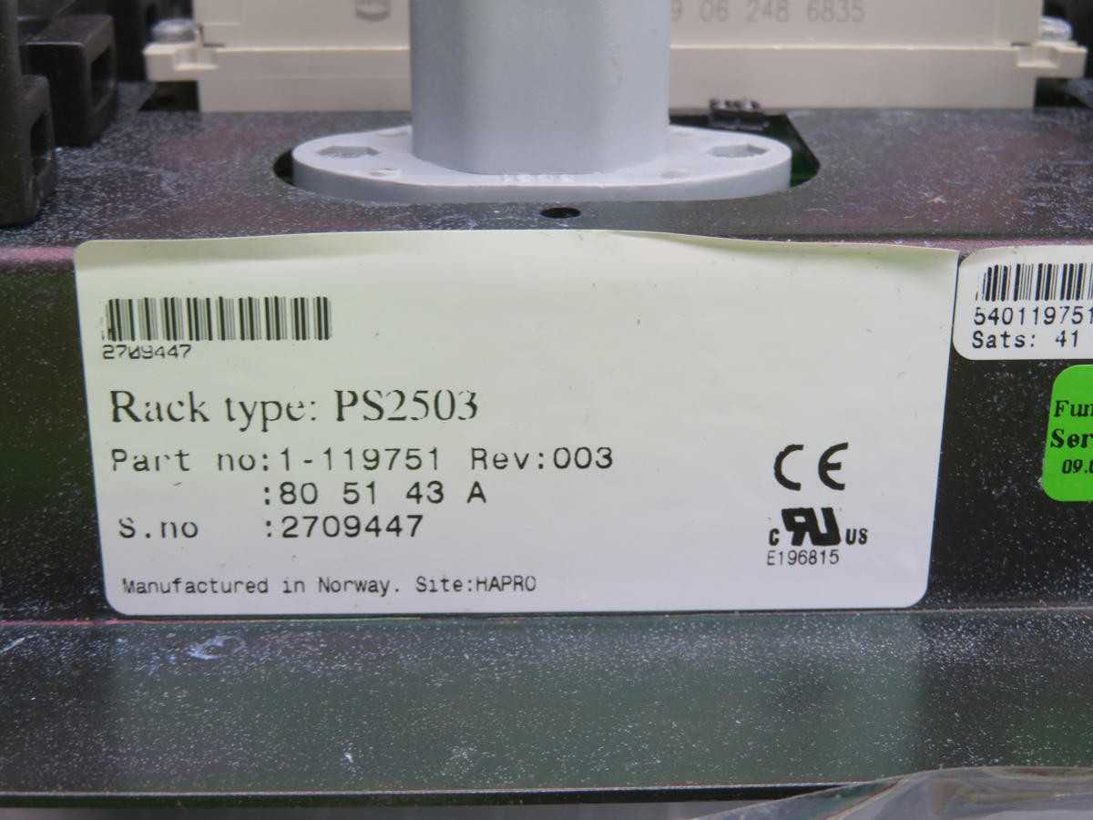 PEPPERL & FUCHS PS2503 POWER SUPPLY MODULES T233901 - AUTOMATION & CONTROLS