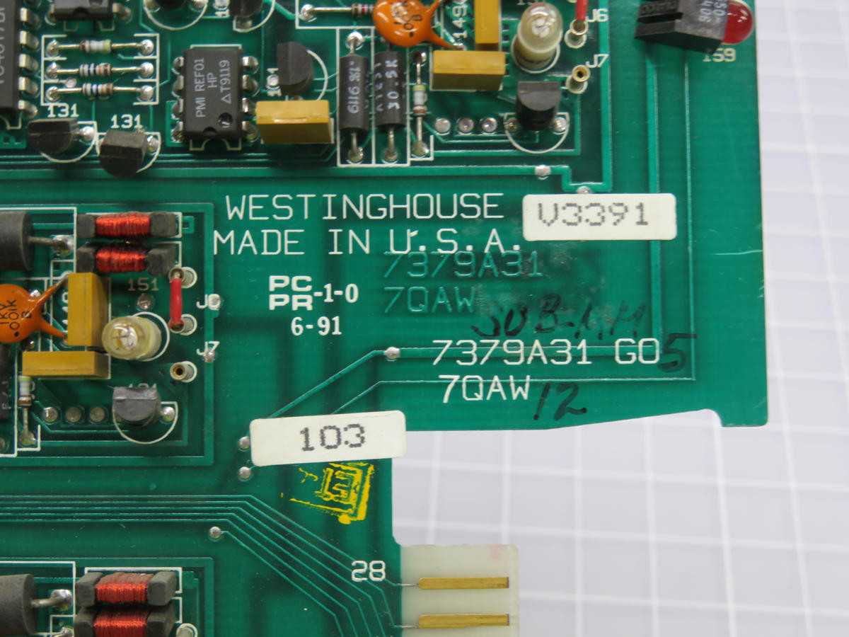 WESTINGHOUSE 7379A31G05 PCB CIRCUIT BOARD T239122 - PCB CIRCUIT BOARDS