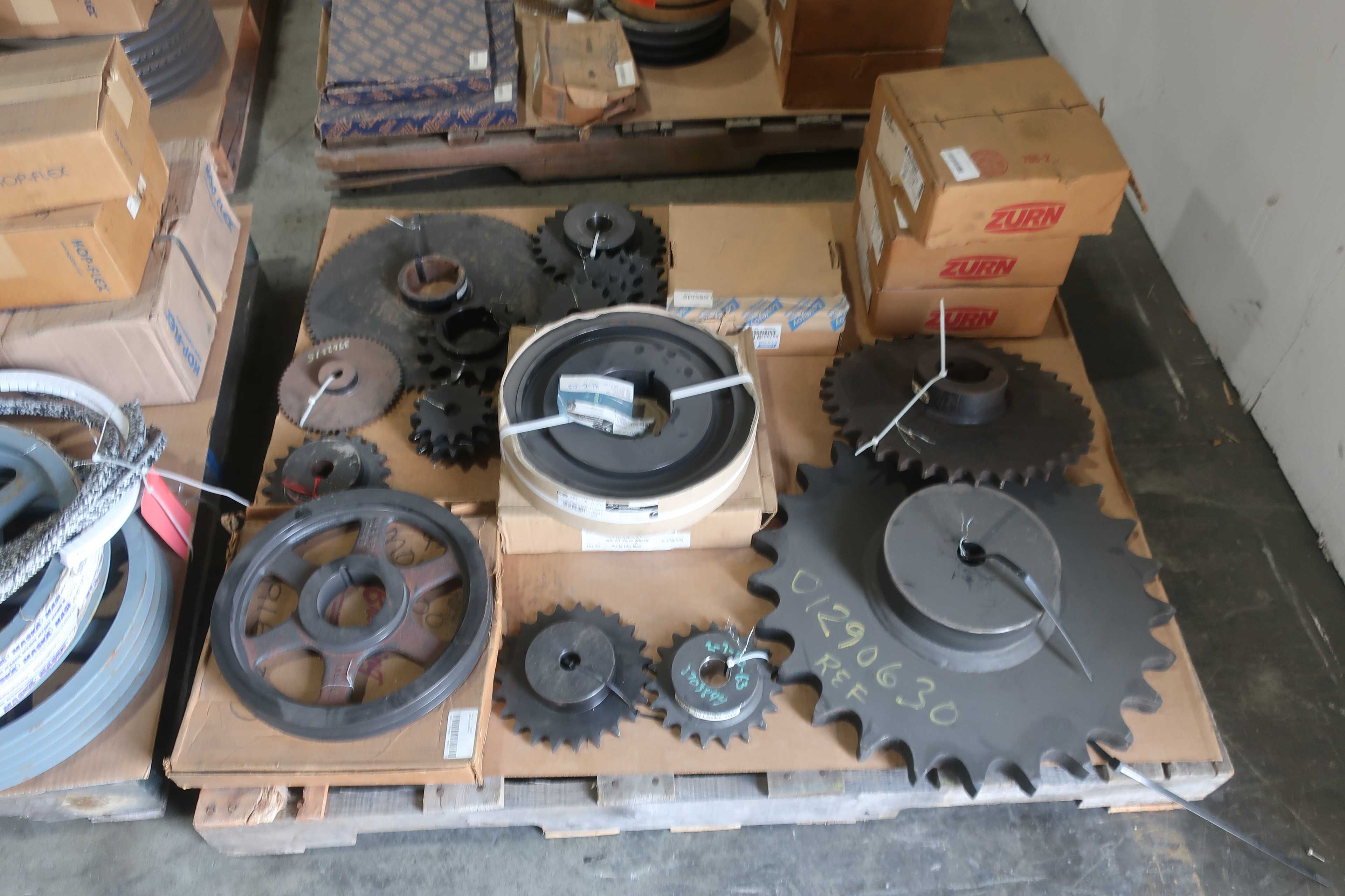 SKU 1757884 - 4 PALLETS OF ASSORTED POWER TRANSMISSION REPLACEMENT PARTS - POWER TRANSMISSION