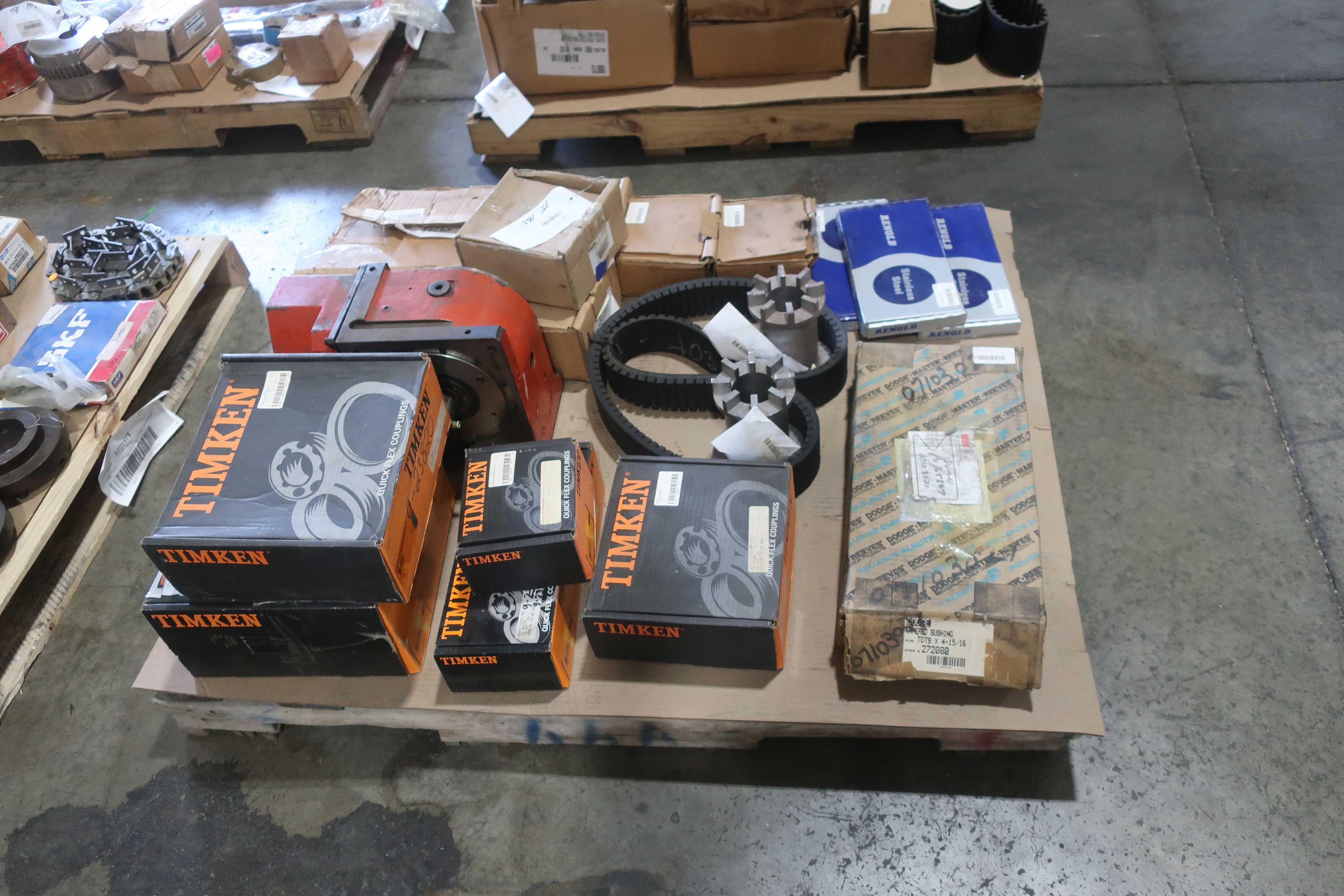 SKU 1771415 - 4 PALLETS OF ASSORTED POWER TRANSMISSION REPLACEMENT PARTS - POWER TRANSMISSION
