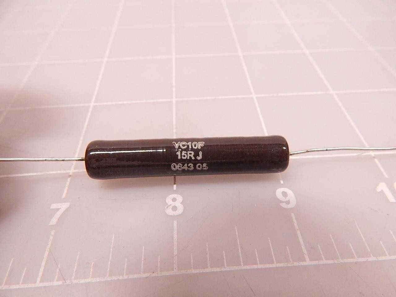 LOT OF 150 HONEYWELL VC10F 15RJ 0643 05 WIREWOUND RESISTORS - THROUGH HOLE T79337 - SHAFT MOUNT GEAR REDUCER