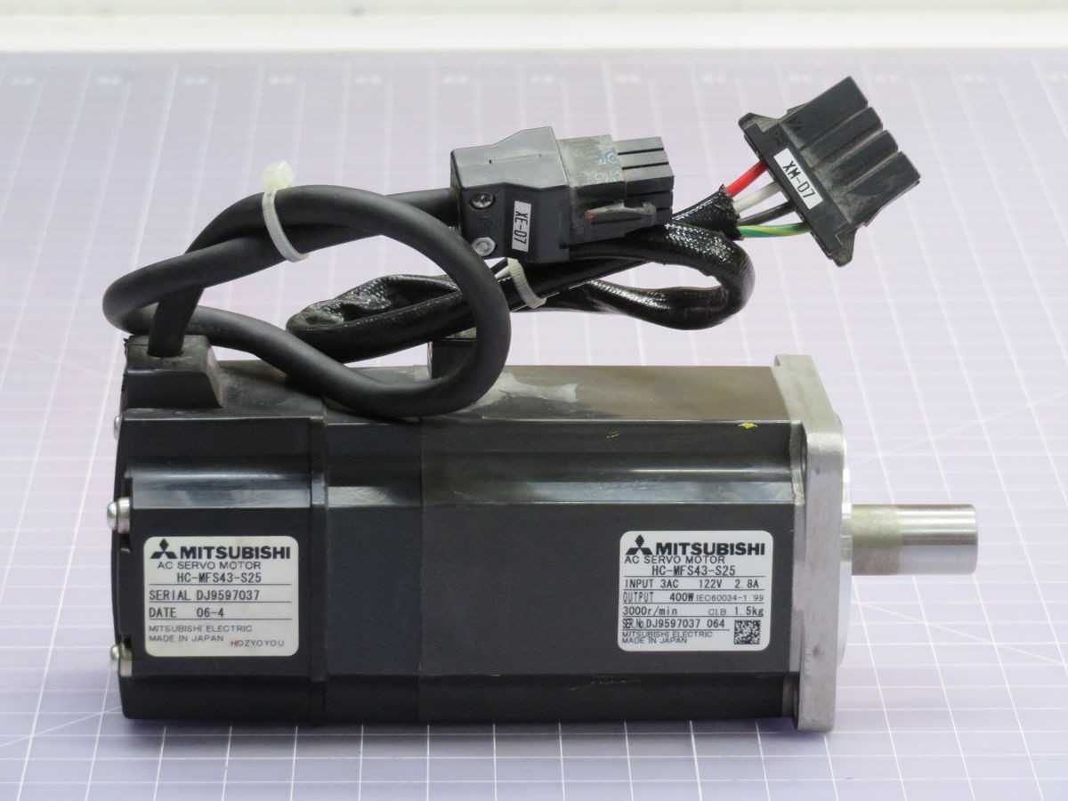 Mitsubishi HC-MFS43-S25 AC Servo Motor T250979 - High Performance & Reliability - SERVO
