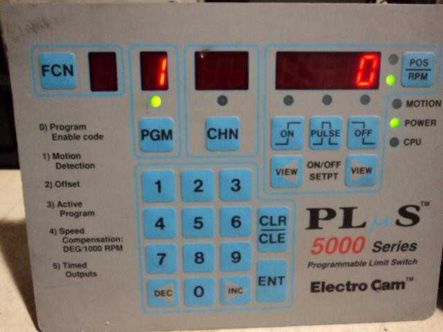 Electro Cam PS-5011-10-P08 Programmable Limit Switch T11823 - SWITCHES
