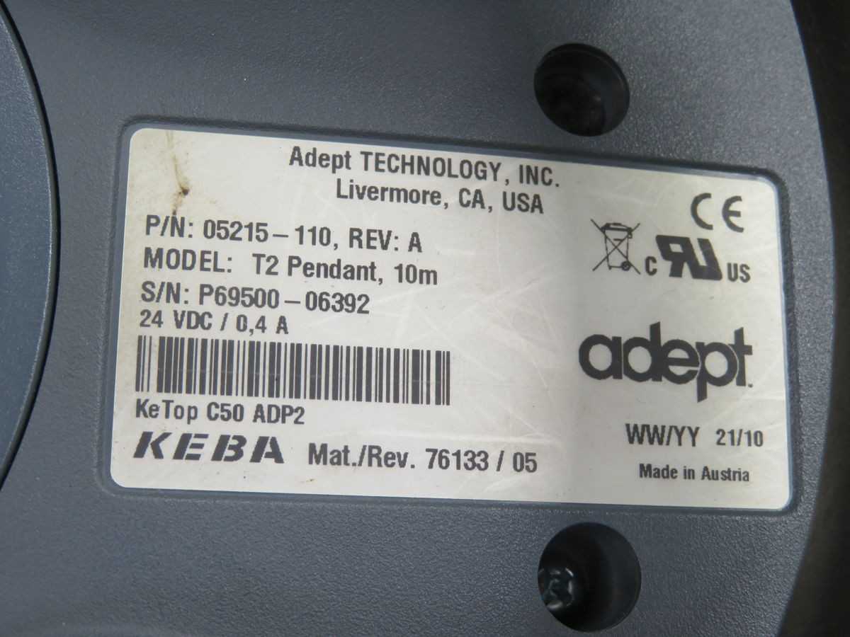 ADEPT 05215-110 TEACH PENDANT T258342 - TEACH PENDANTS