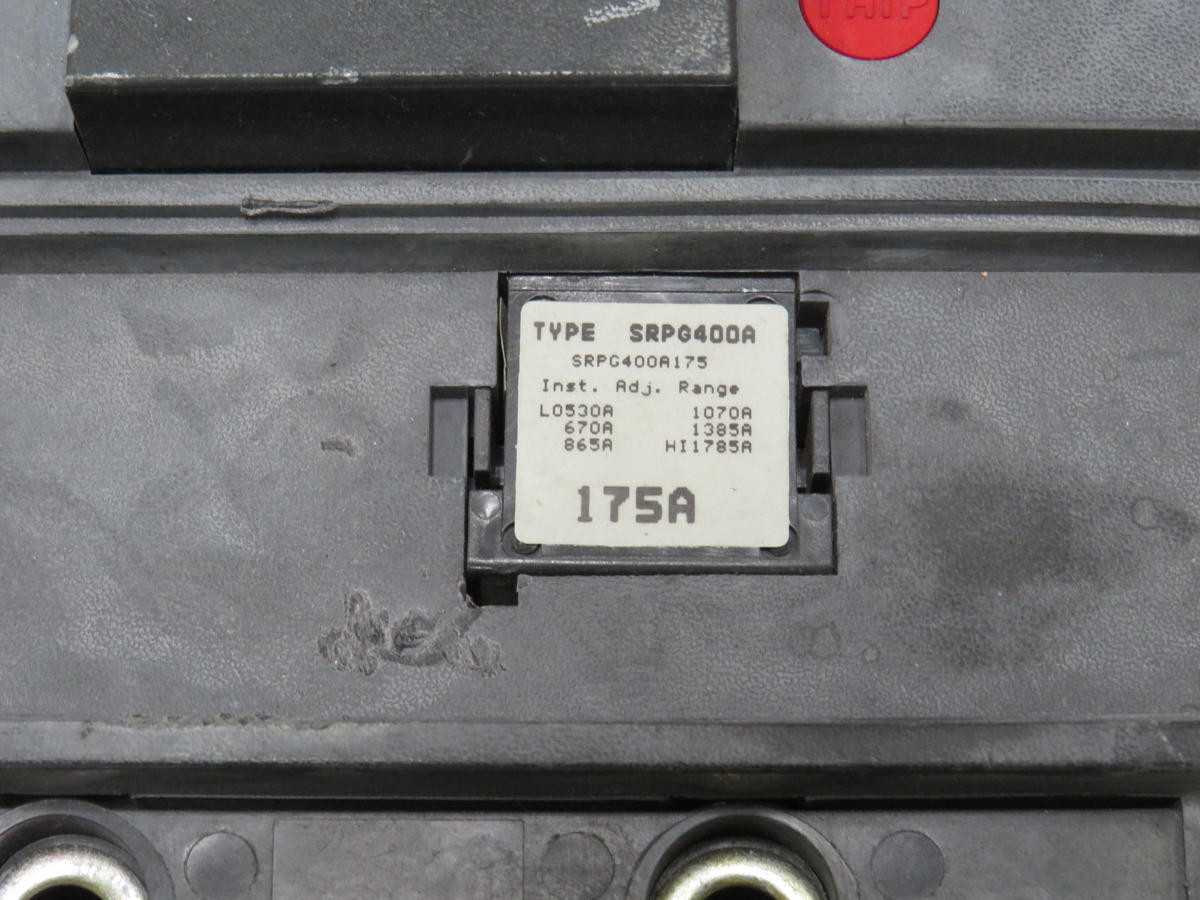 GE SGHA36AT0400 HI BREAK CIRCUIT BREAKER 400 AMP 600 VAC 3 POLE T195248 - AUTOMATION & CONTROLS