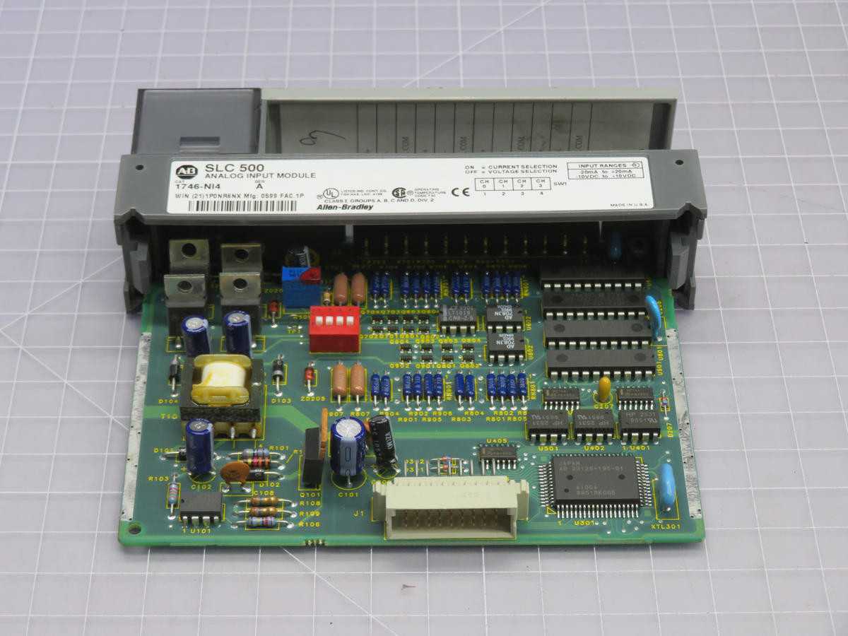 ALLEN BRADLEY 1746-NI4 SLC500 ANALOG INPUT MODULE T231213 - INDUSTRIAL PARTS