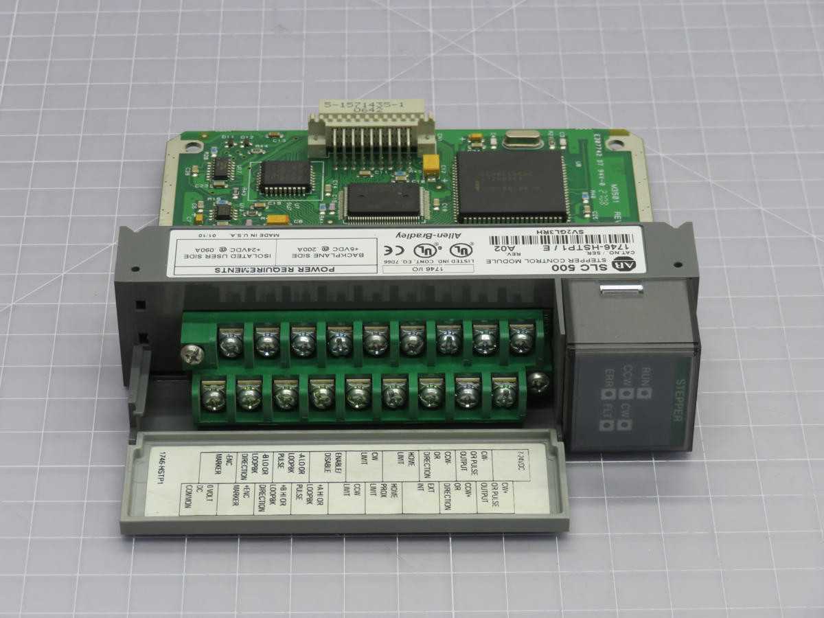 ALLEN BRADLEY 1746-HSTP1/E
SLC500 STEPPER CONTROL MODULE T214730 - INDUSTRIAL PARTS