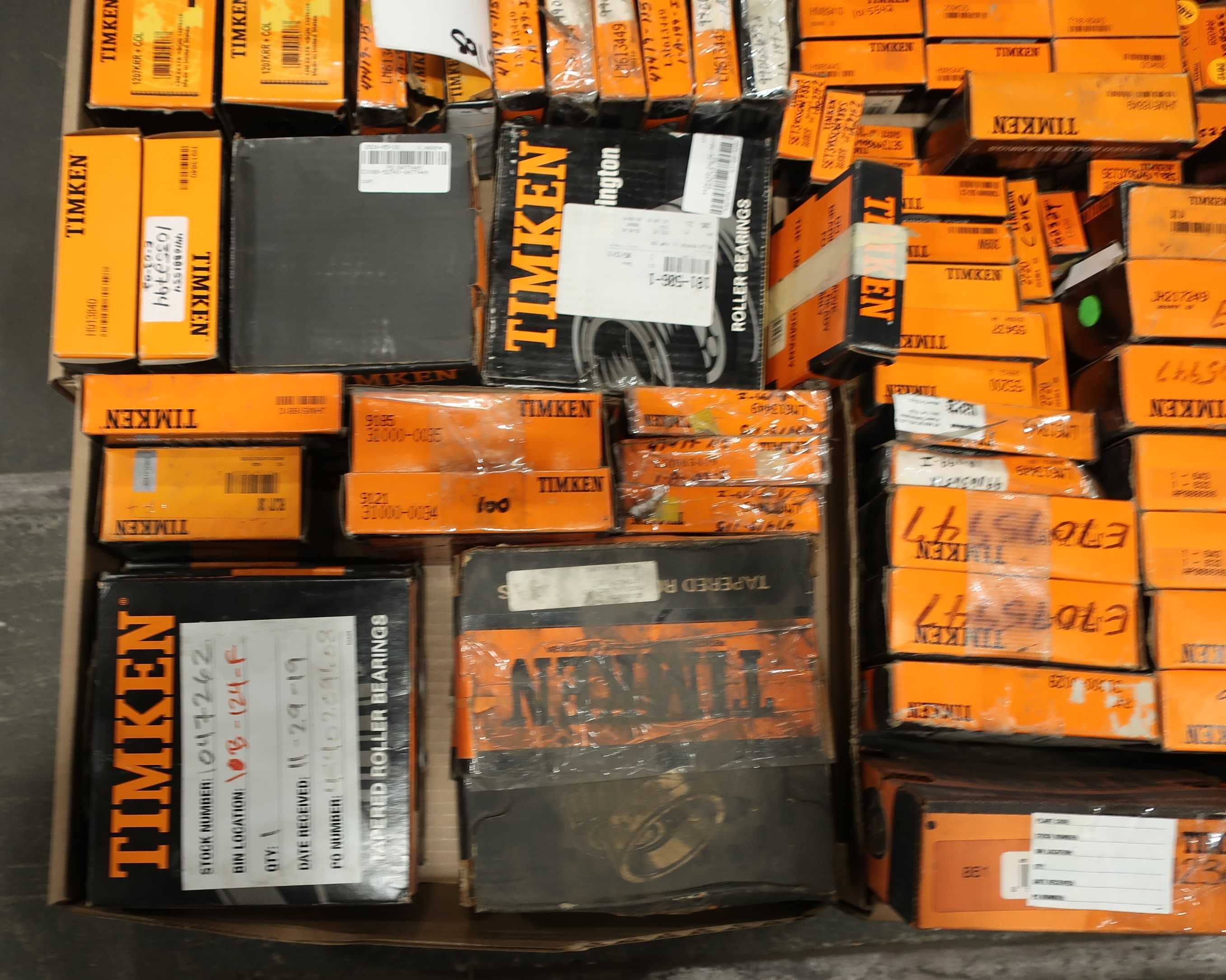 SKU 1772274 - PALLET OF ASSORTED TIMKEN BEARINGS - BEARINGS