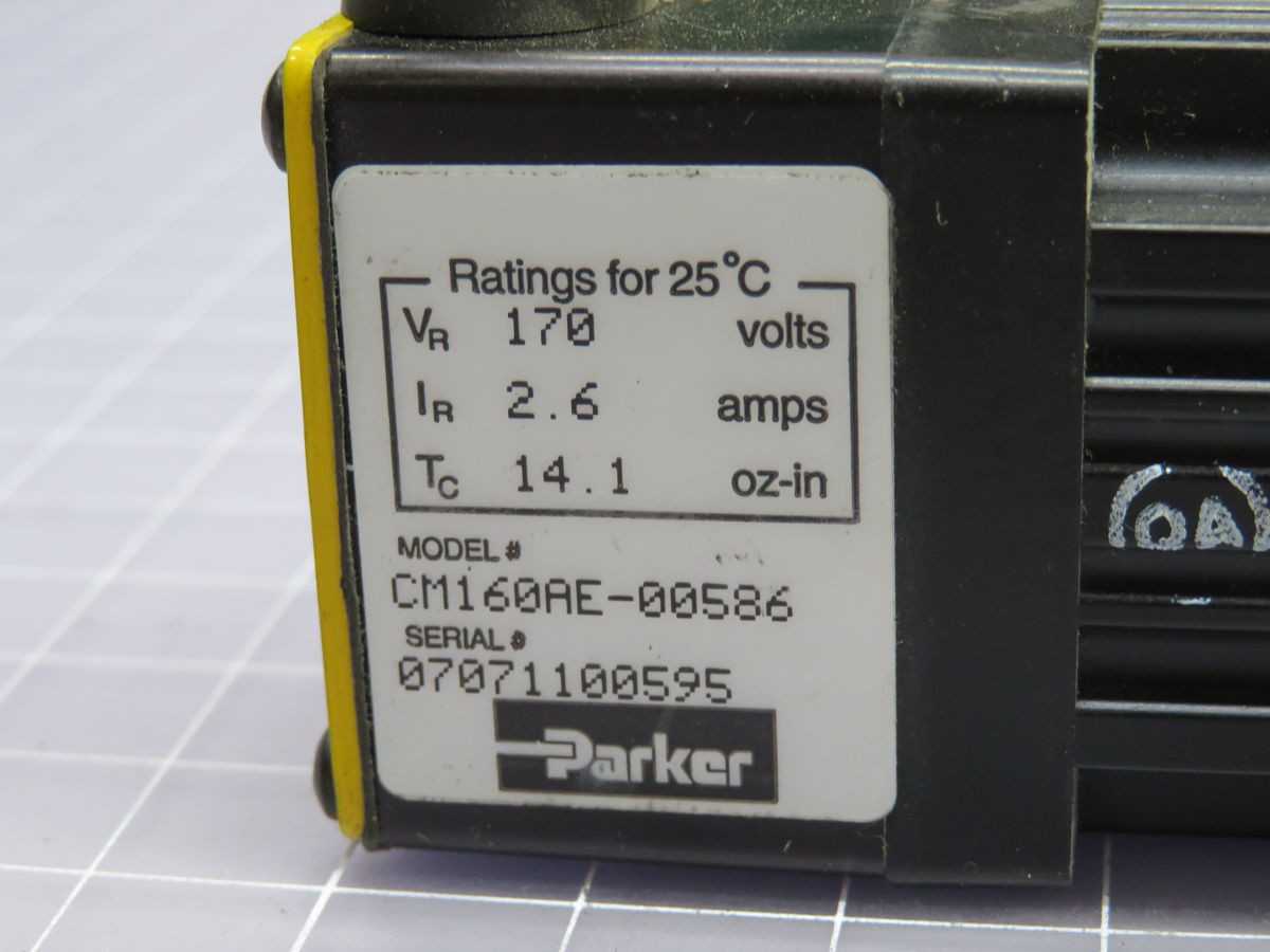 Parker CM160AE-00586 Servo Motor T253450 - High Performance Precision Control - SERVO