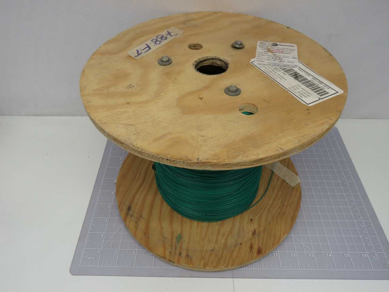 TT ELECTRONICS C500-045-006 UL 1007 4500189077 GREEN WIRE CABLE 750 FT T172220 - ELECTRICAL WIRE