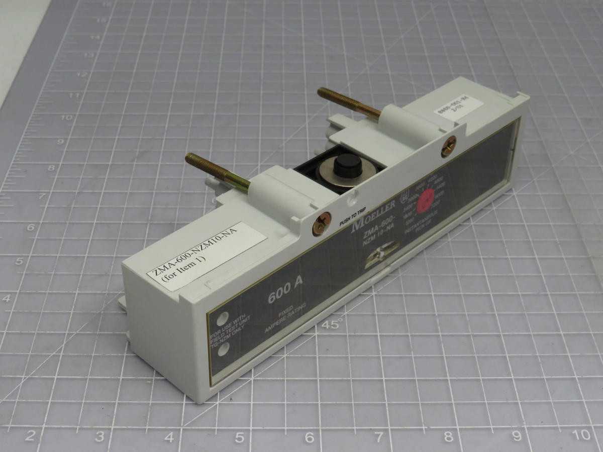 MOELLER ZMA-600-NZM 10-NA CIRCUIT BREAKER TRIP BLOCKS T201814 - CIRCUIT BREAKERS