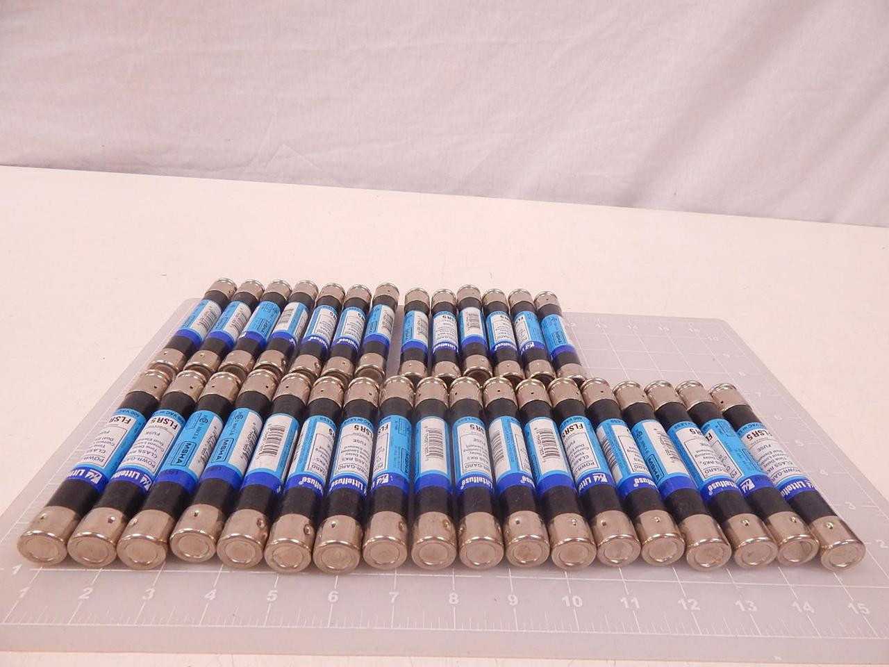 LOT OF 31 LITTELFUSE FLSR5 FUSES T69985 - FUSES
