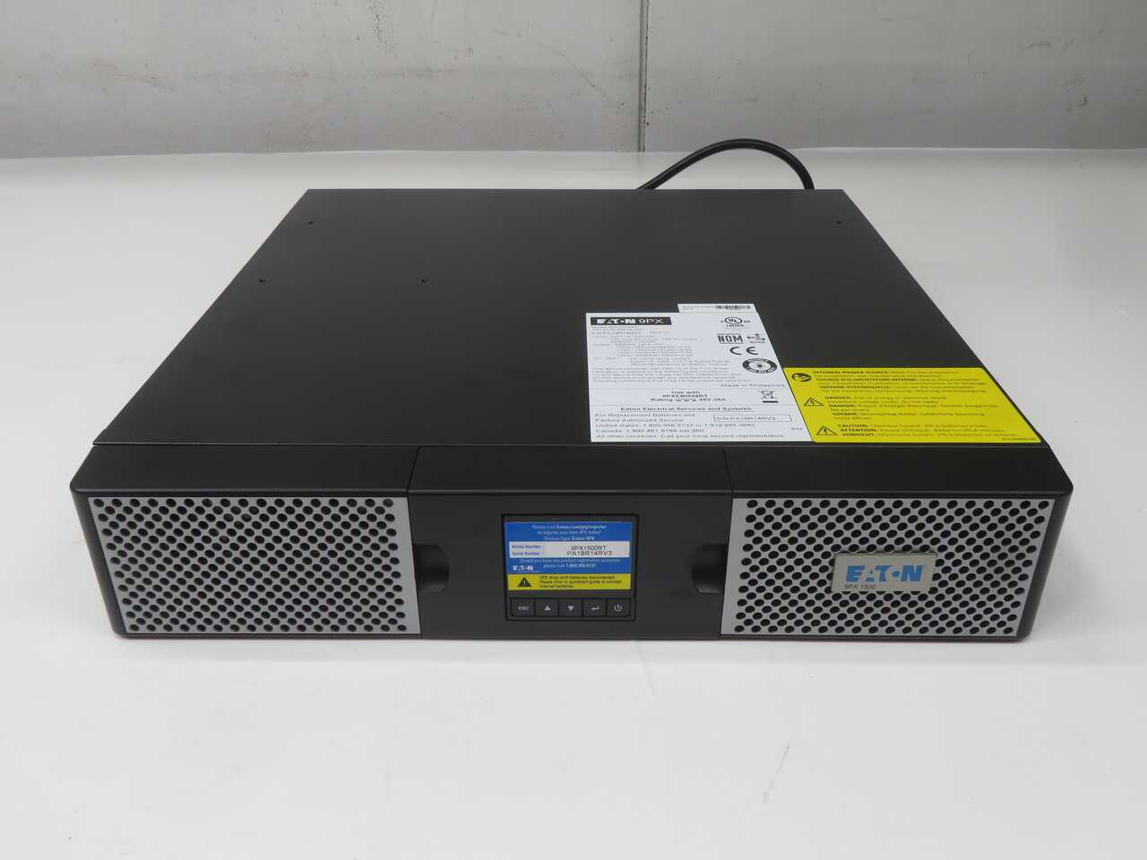 EATON 9PX1500RTN 9PX SERIES ONLINE DOUBLE-CONVERSION UPS, 1500VA/1350W, 120V, 2U RACK/TOWER - UPS