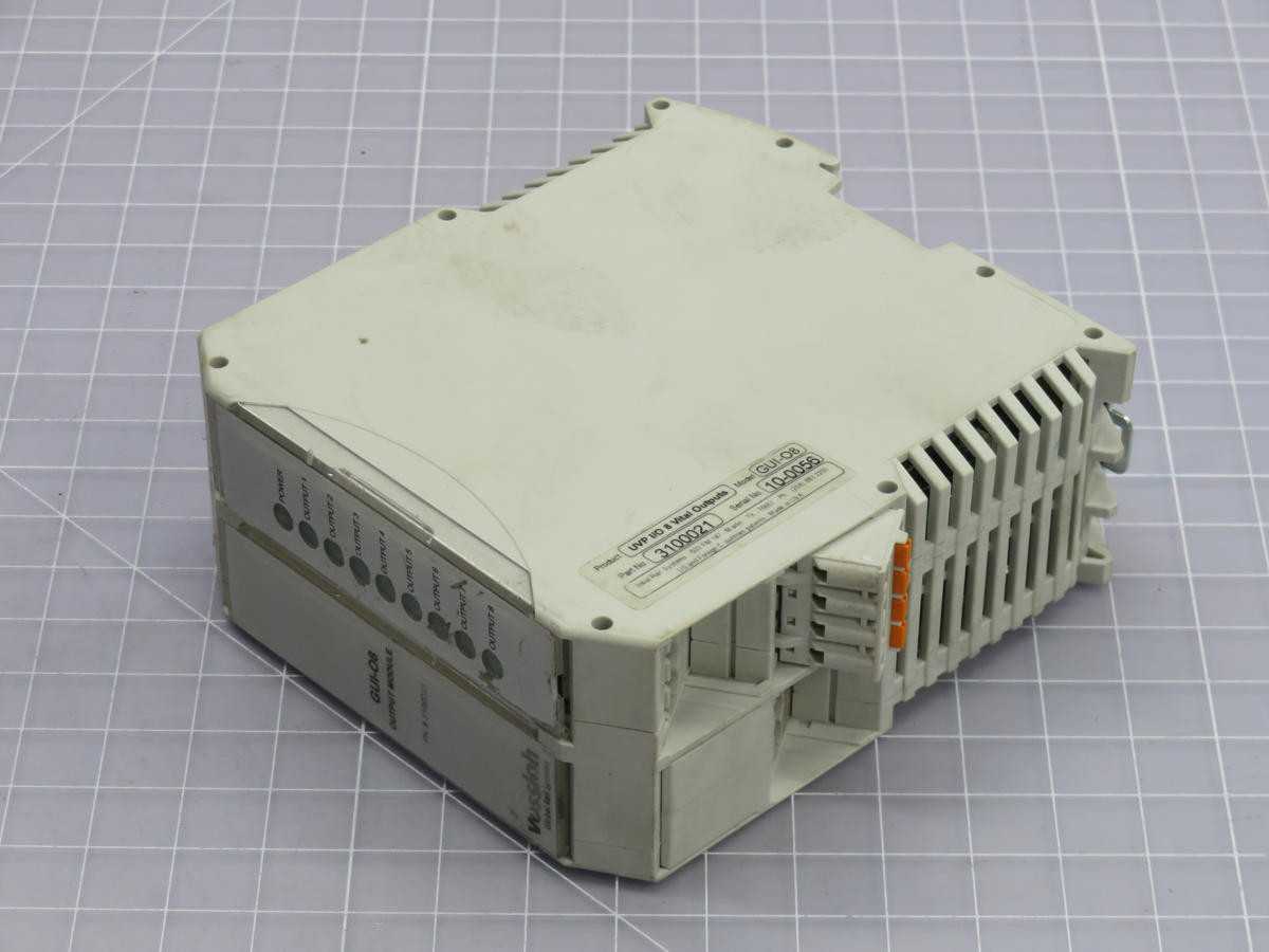 VOSSLOH-SCHWABE GUI-O8 3100021 VITAL OUTPUTS T238796 - AUTOMATION & CONTROLS VOSSLOH-SCHWABE GUI-O8 3100021 VITAL OUTPUTS T238796 - AUTOMATION & CONTROLS