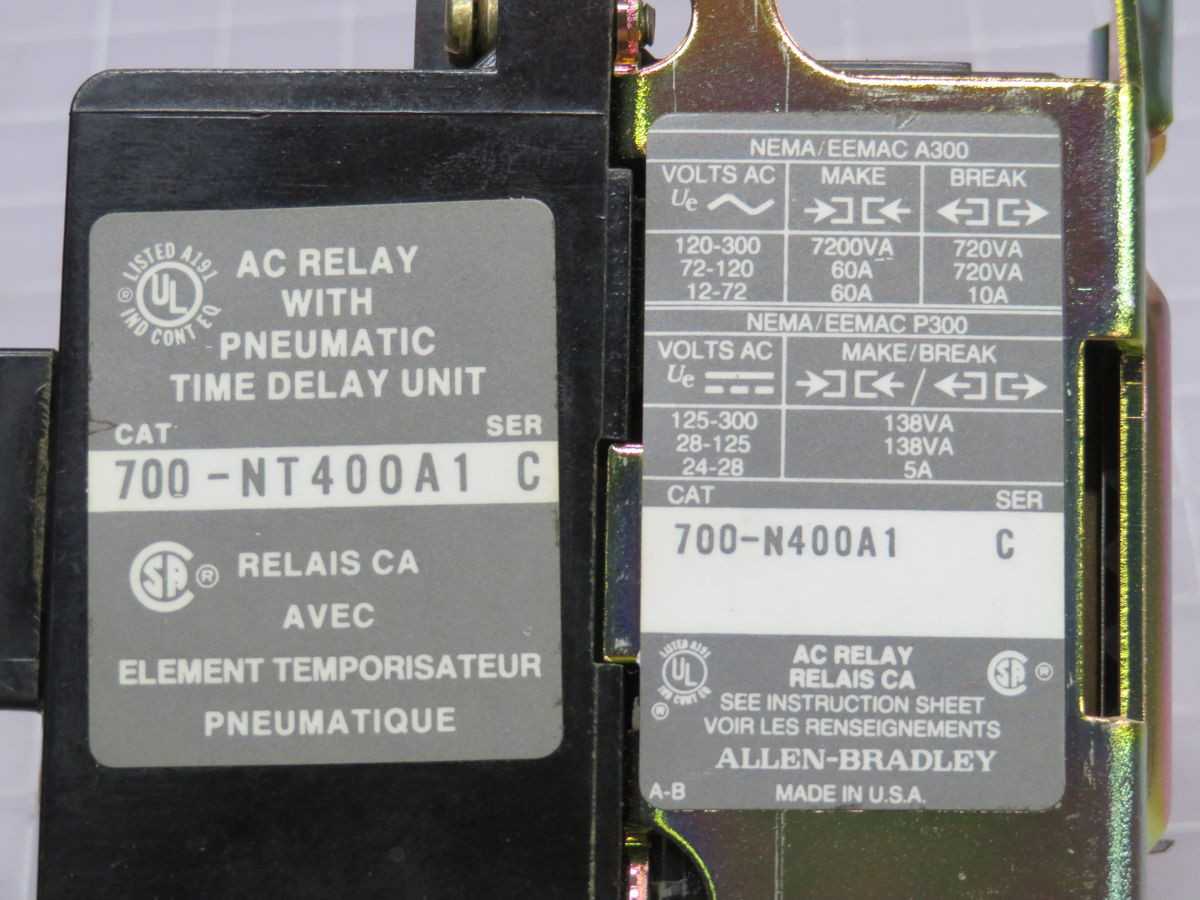 Allen Bradley 700-NT400A1 Industrial Control Relay T254601 - SAFETY RELAY