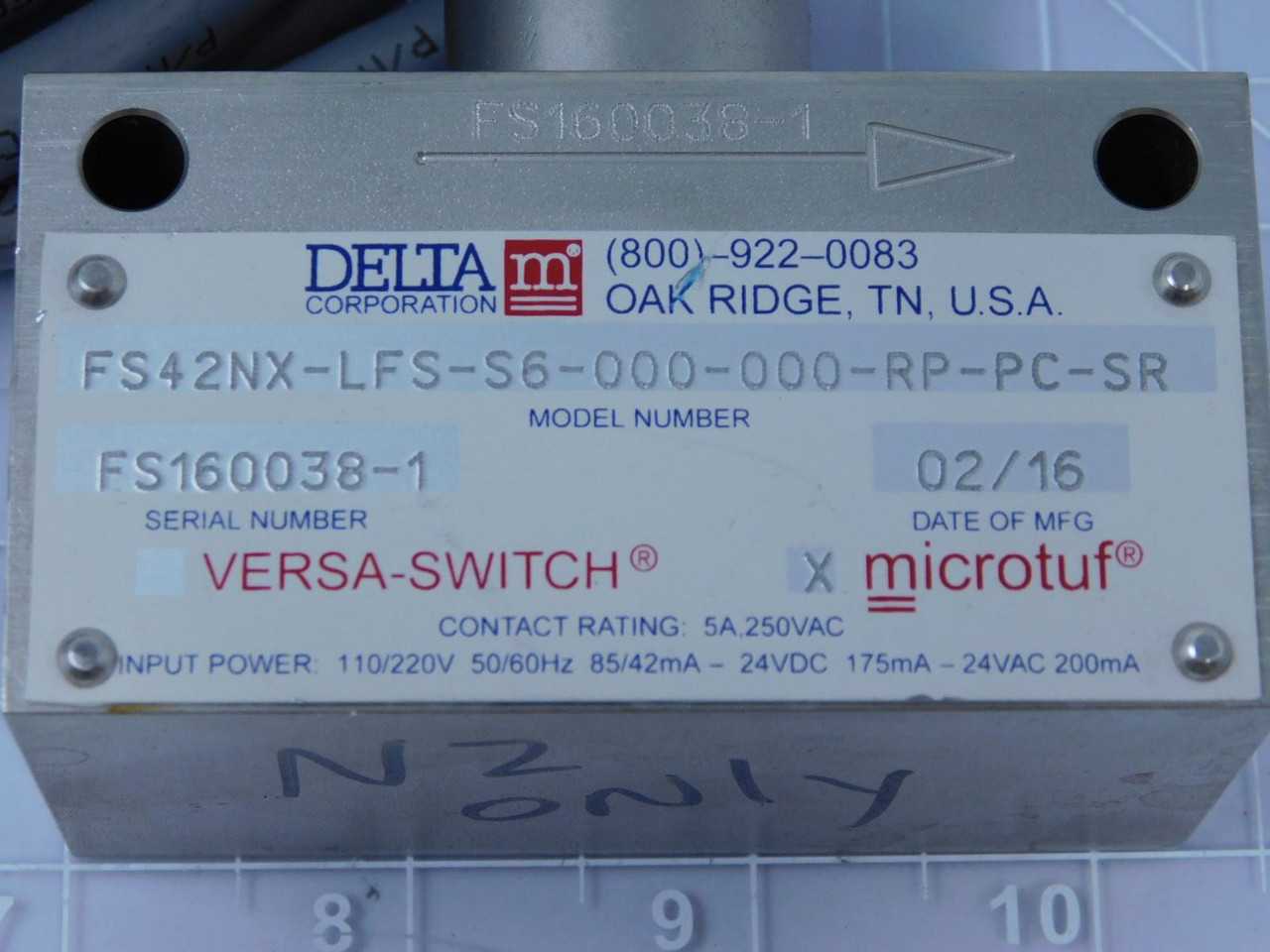 DELTA FS42NX-LFS-S6-000-000-RP-PC-SR VERSA-SWITCH T139967 - SWITCHES