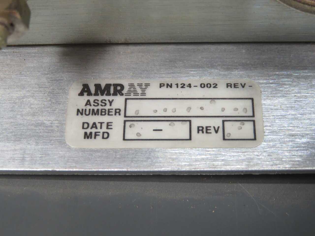 AMRAY 124-002 FIELD EMISSION DUAL ION PUMP POWER SUPPLY - POWER SUPPLIES
