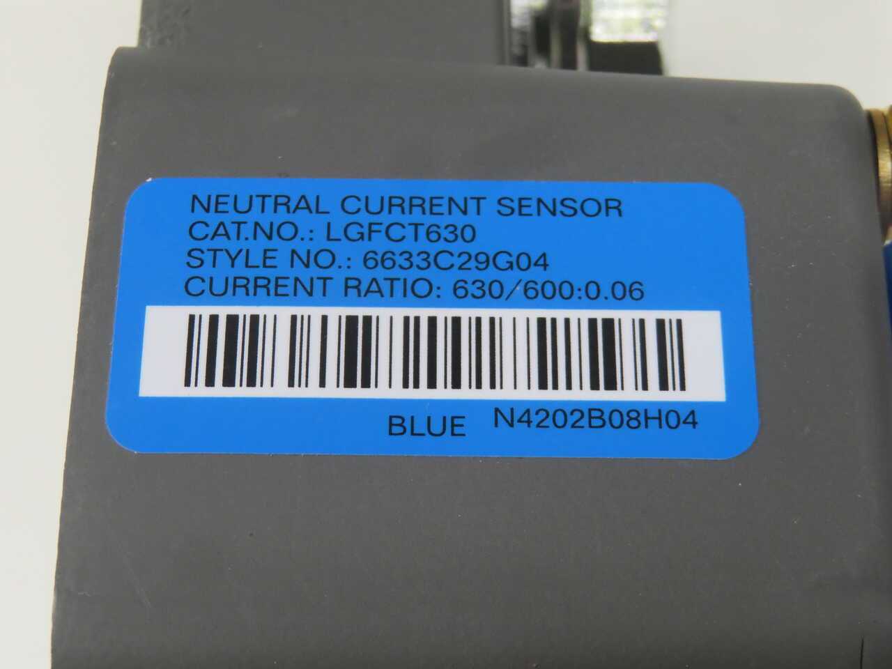 EATON LGFCT630 6633C29G04 NEUTRAL CURRENT SENSOR - SENSORS
