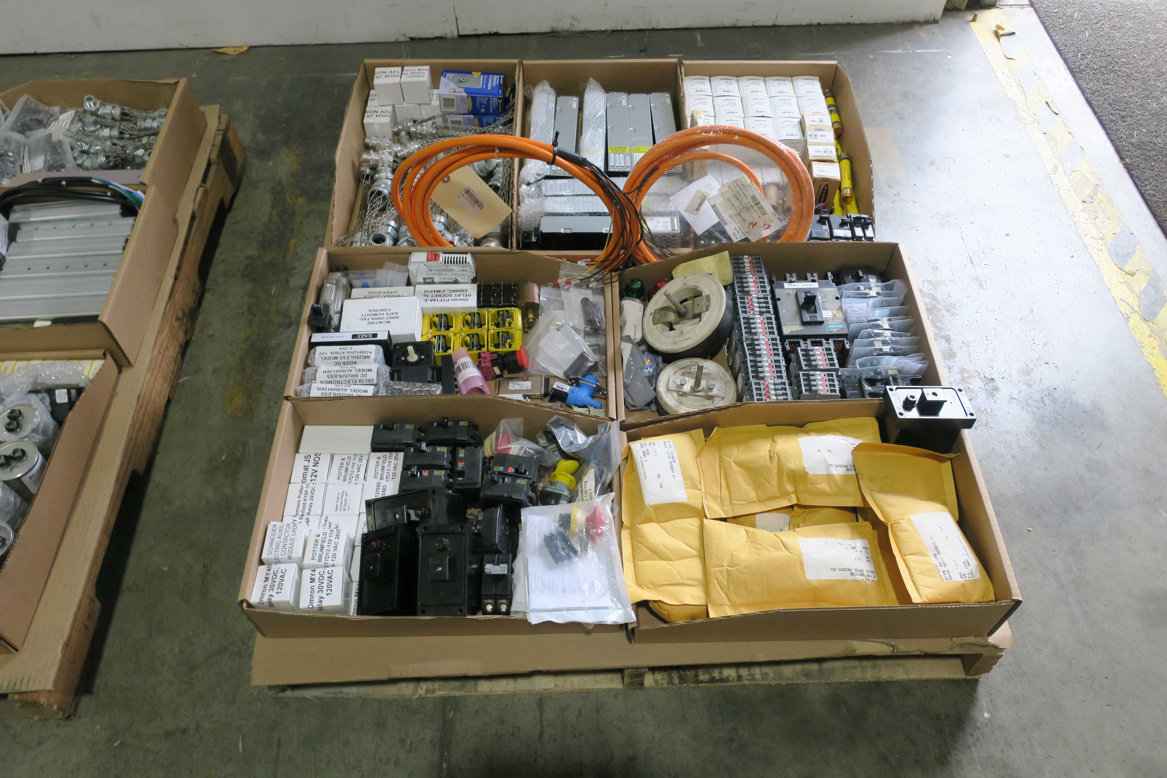 SKU 1784254 - 2 PALLETS OF ASSORTED ELECTRICAL COMPONENTS - ELECTRICAL COMPONENTS