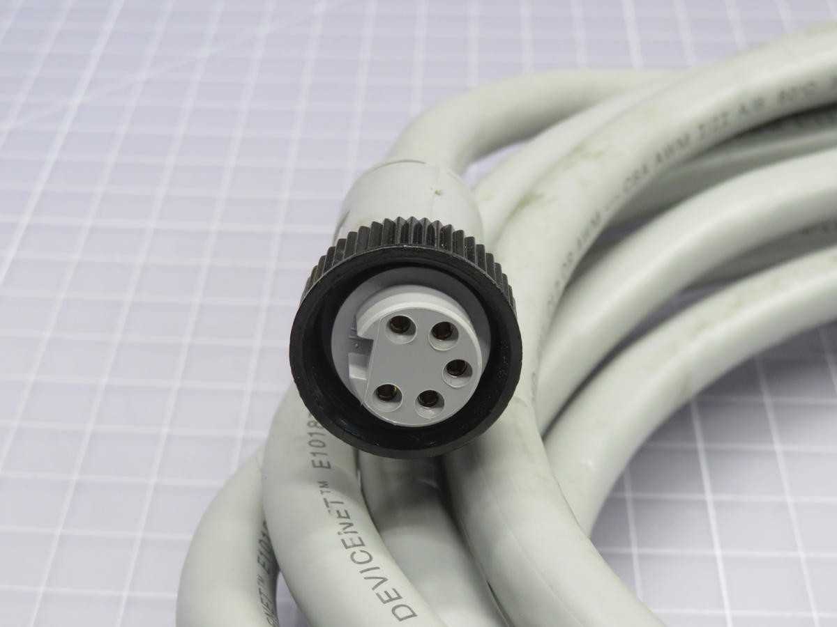 LOT OF 15 BRAD HARRISON DN10A-M050 DEVICENET 5P CABLE ASSEMBLY T226561 - ELECTRICAL COMPONENTS