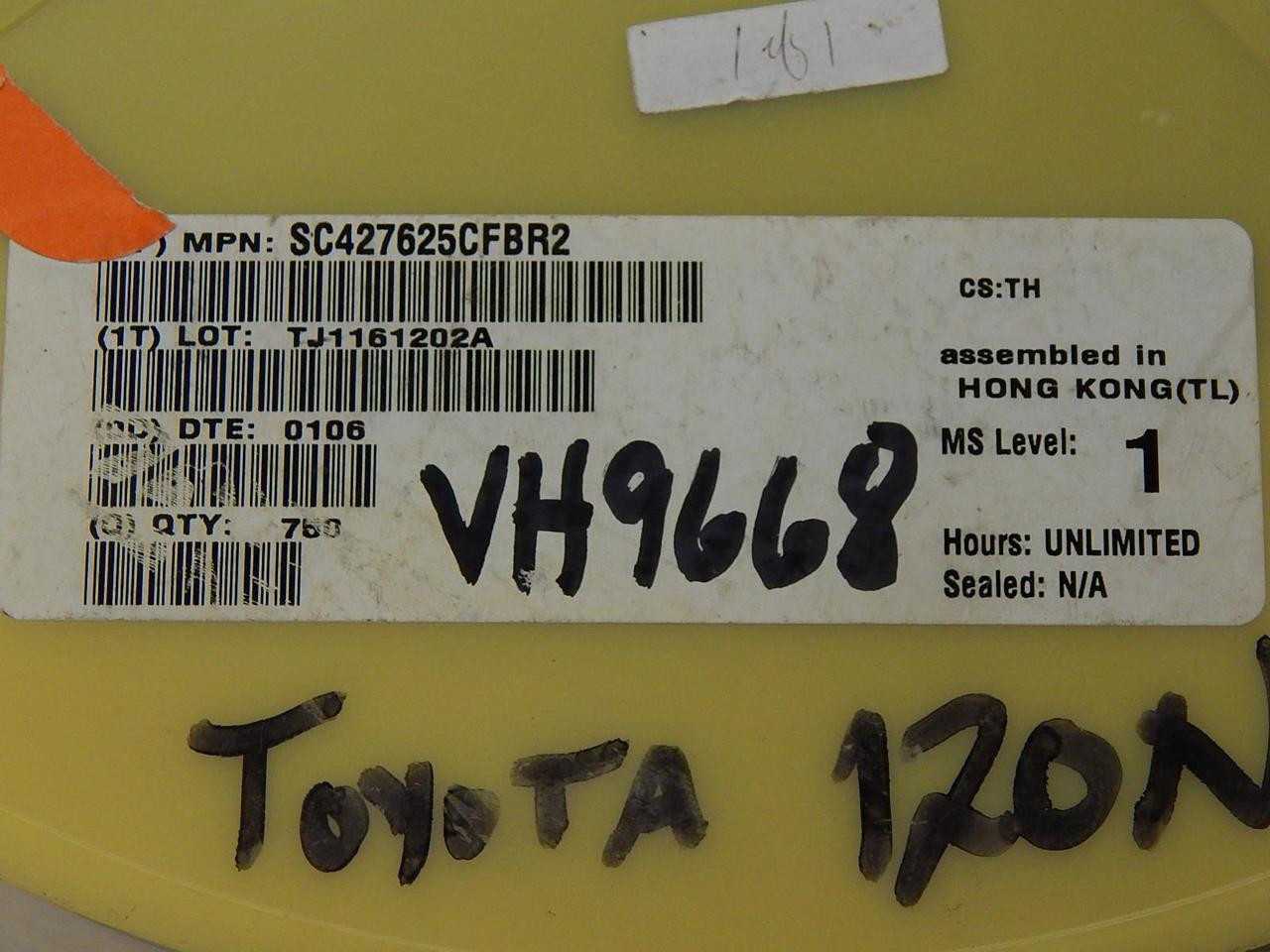 Lot Of 400 SC427625CFBR2 IC Micro C9ACFB For Toyota 120 N SC T88487 - ELECTRONIC COMPONENTS