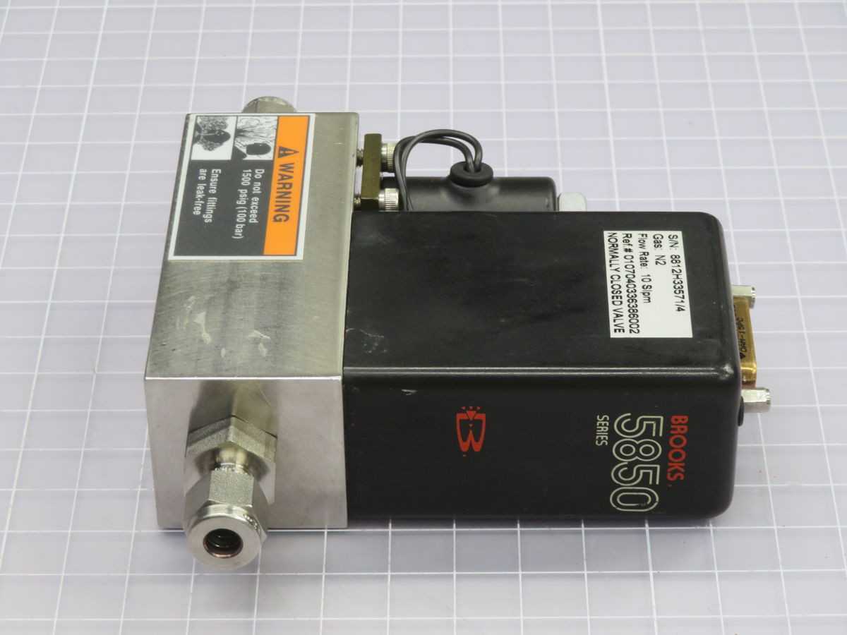 BROOKS INSTRUMENT 5850CAB1AJ1A6 MASS FLOW CONTROLLER T258189 - FLOW MEASUREMENT