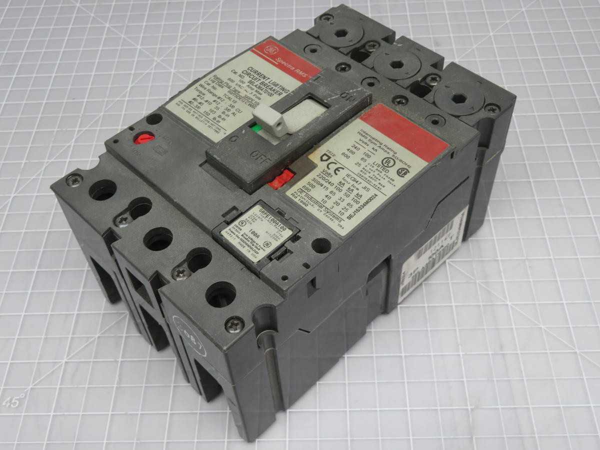 GE SELA36AT0100 MOLDED CASE CIRCUIT BREAKER T198791 - INDUSTRIAL PARTS