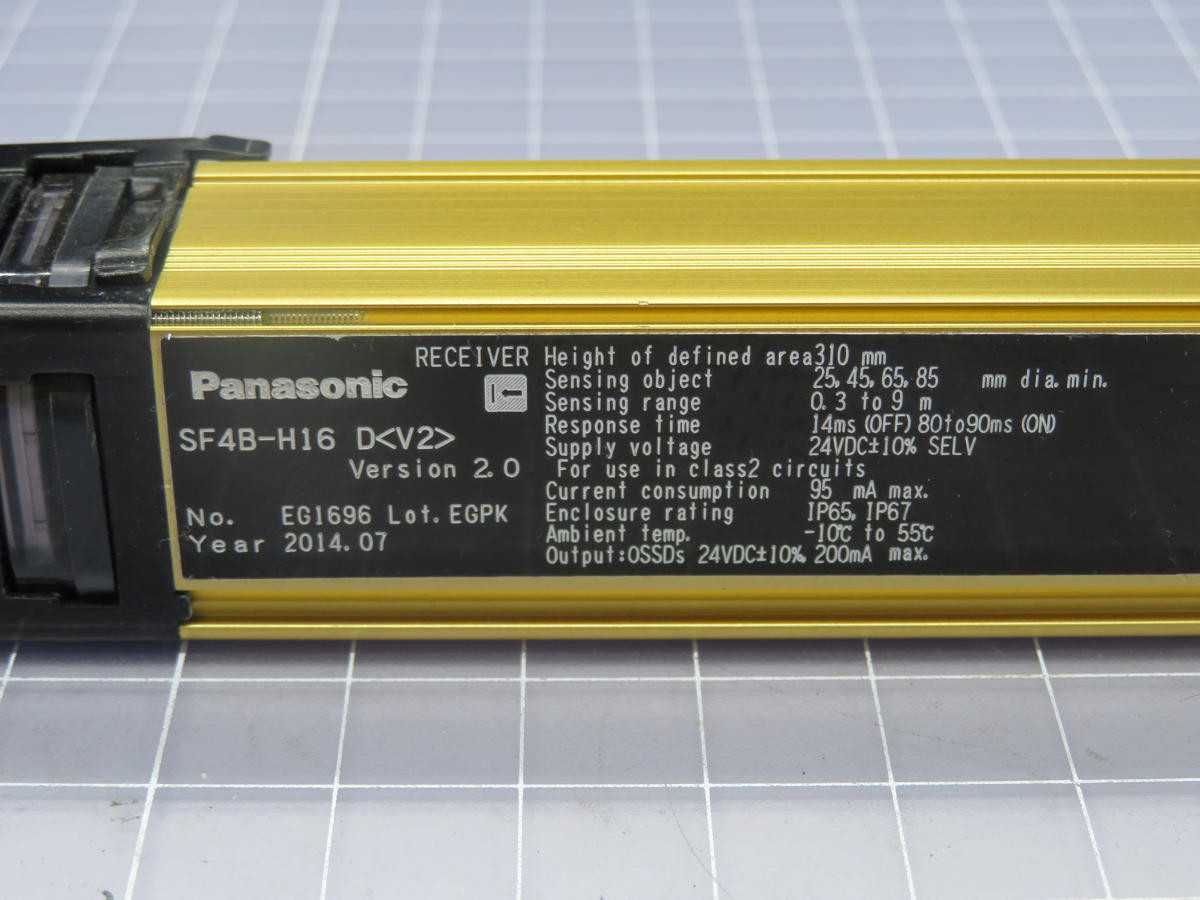 PANASONIC SF4B-H16 LIGHT CURTAINS T211988 - SENSORS