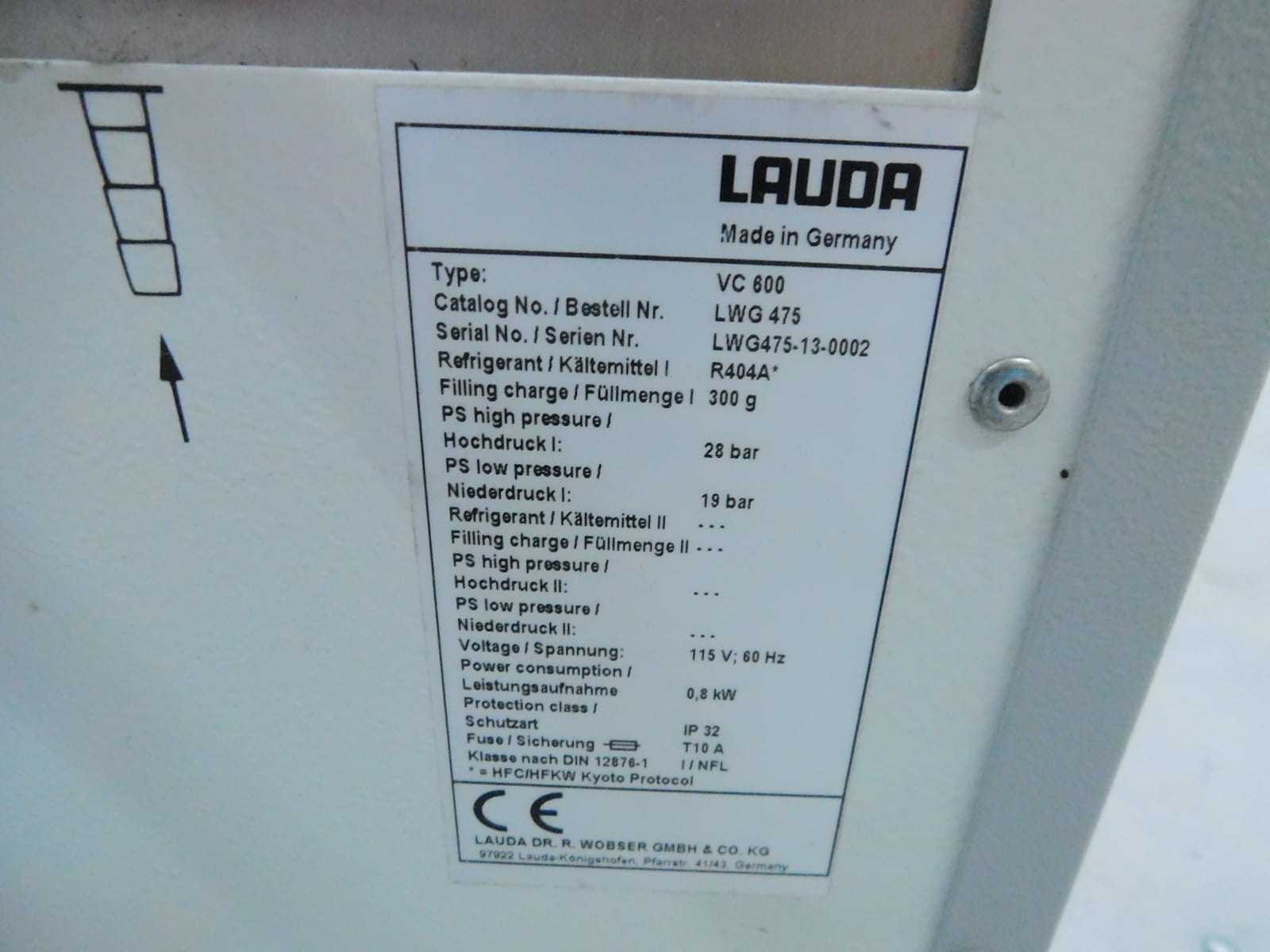 LAUDA VarioCool VC600 LWG475 Circulating Chiller - CHILLERS