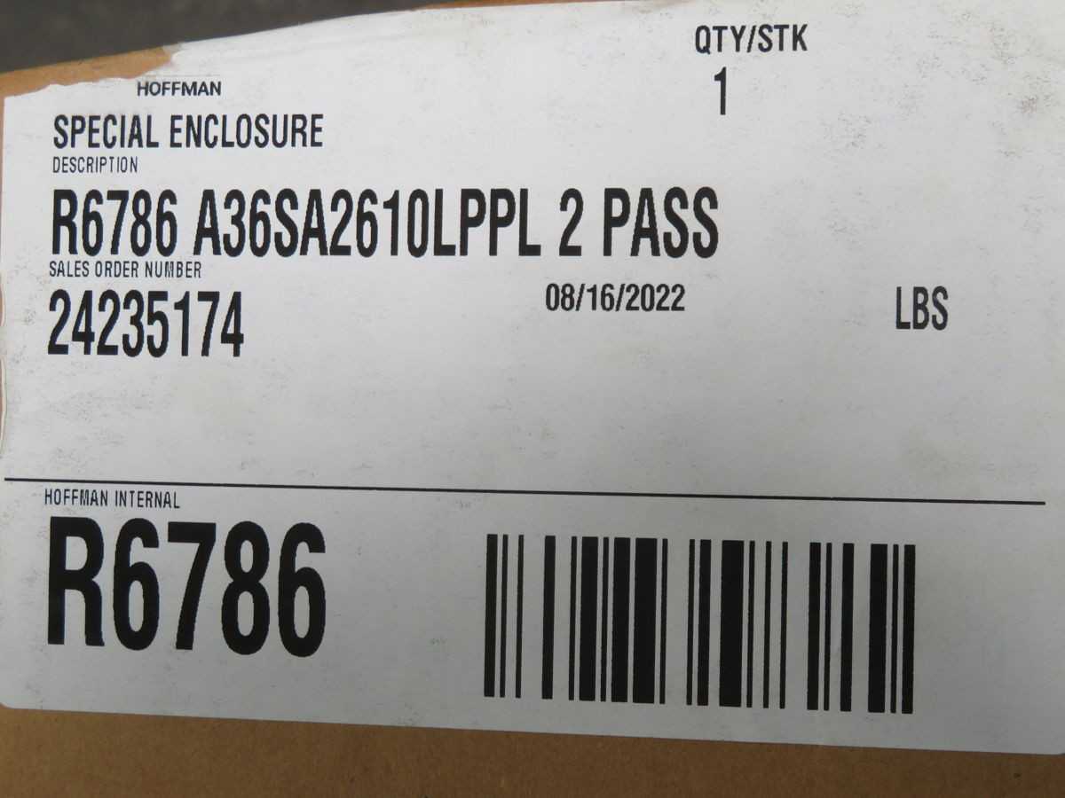 NVENT A36SA2610LPPL/SPL ENCLOSURE T261151 - ELECTRICAL ENCLOSURES