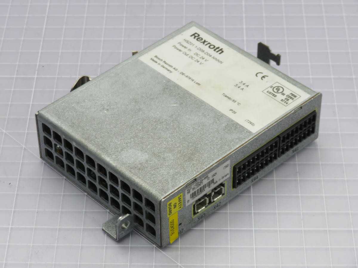 REXROTH HSZ01.1-D08-D04-NNNN POWER SUPPLY MODULE T213418 - PLC MODULES
