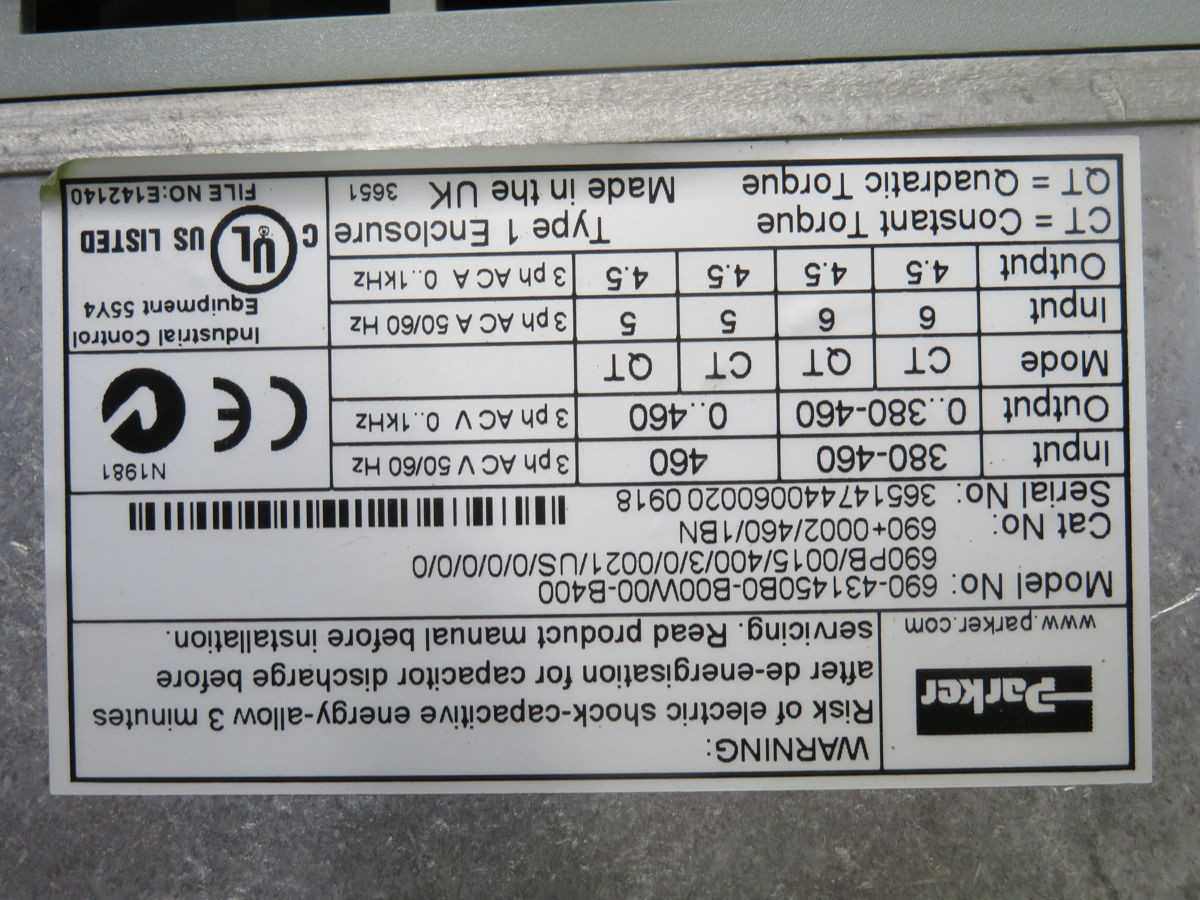 Parker 690PB SSD Drive T257653 - High-Performance Storage Solution - MOTOR DRIVES