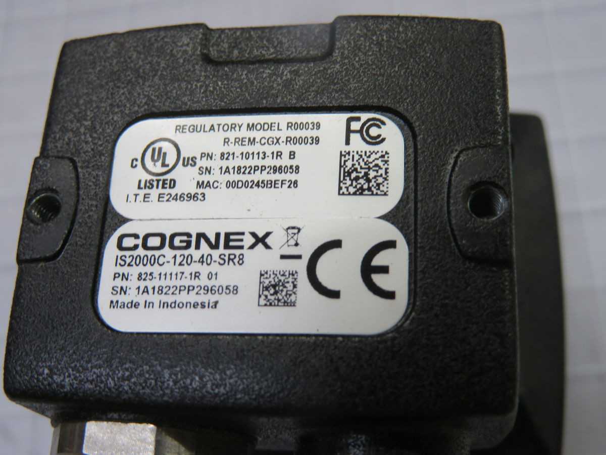 COGNEX IS2000C-120-40-SR8 VISION SENSOR T258049 - INSPECTION CAMERAS