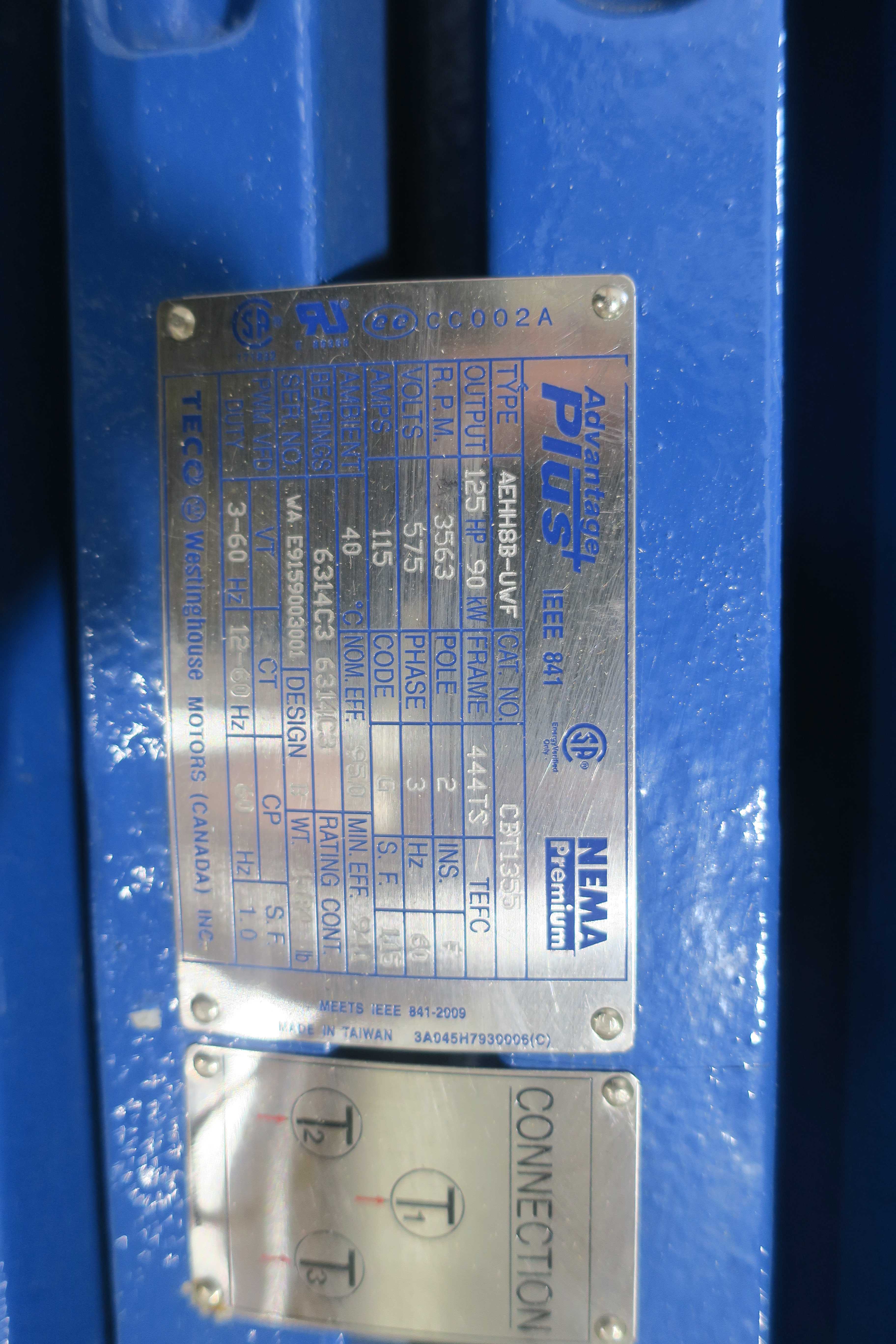 SKU 1785912 - TECO WESTINGHOUSE AEHH8B-UWF AC MOTOR - AC MOTOR