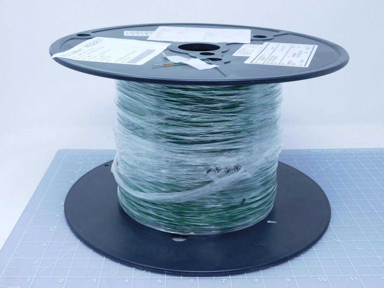 LOT OF 3000 FT M81381/09-22-59 SILVER-PLATED COPPER AWG 22 T132096 - ELECTRICAL WIRE