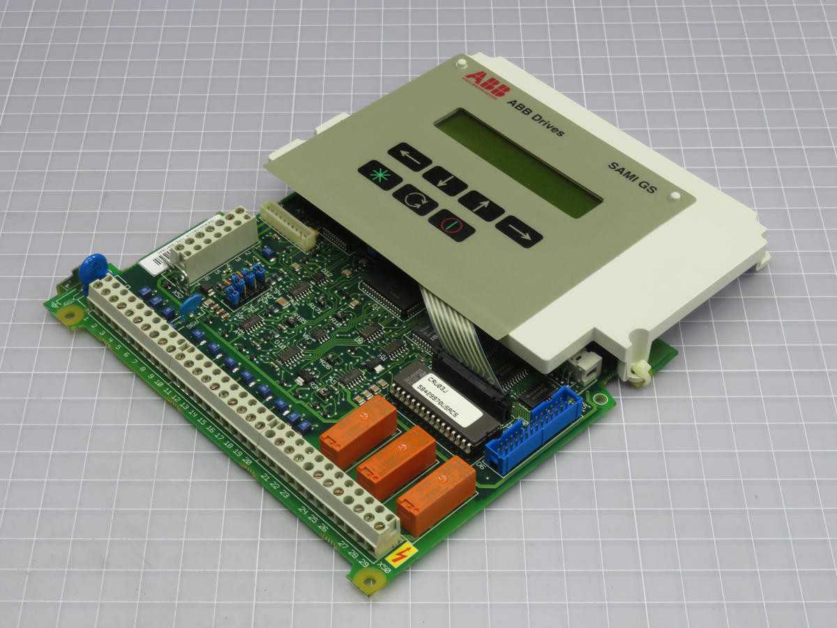 ALLEN BRADLEY 3AUA489002A6 KEYPAD/CONTROL INTERFACE BOARD DISPLAY T223294 - OPERATOR INTERFACE PANELS