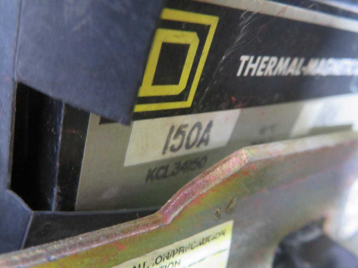 SQUARE D KCL34150 MOLDED CASE CIRCUIT BREAKER T229082 - CIRCUIT BREAKERS