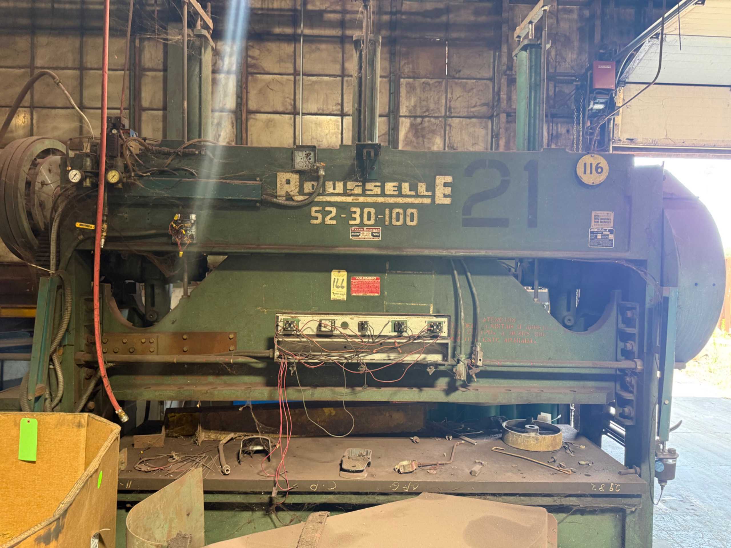 Rouselle 8S100 Mechanical Stamping Press - 80 Ton, 4" Stroke, 75 SPM - MECHANICAL STAMPING PRESSES