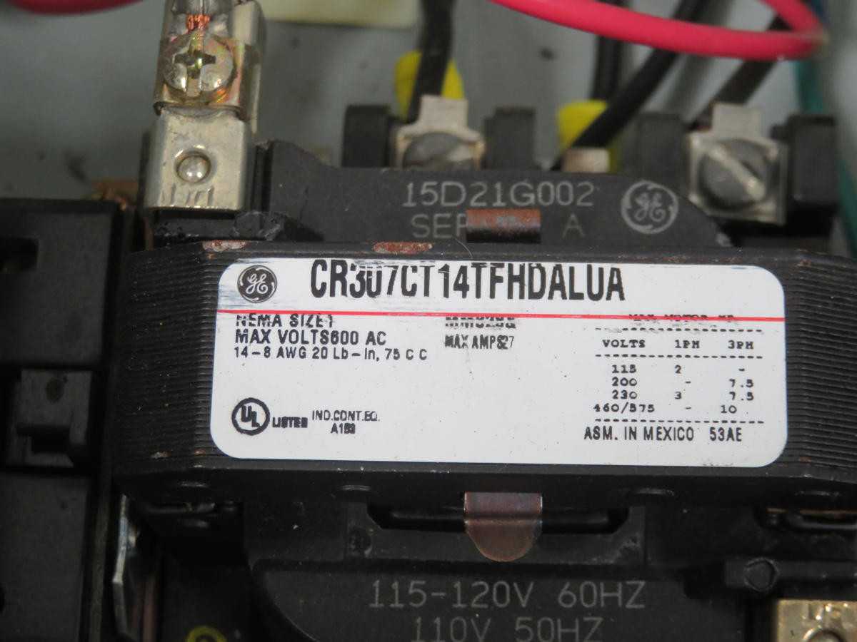 GE CR307CT14TFHDALUA SELA36AT0030 300 LINE CONTROL COMBO MOTOR STARTER T201525 - DC MOTOR
