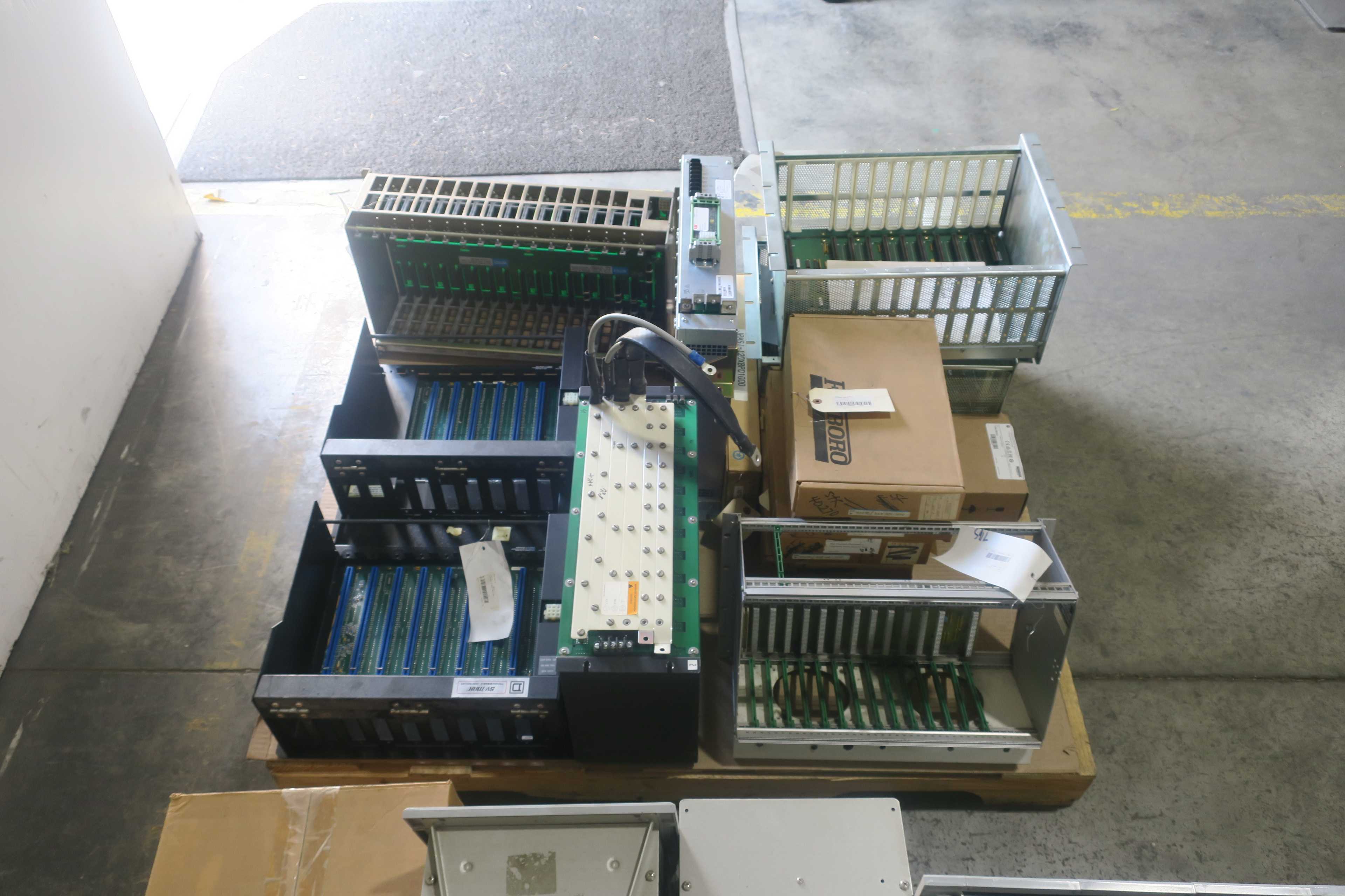 SKU 1785218 - 2 PALLETS OF ASSORTED CHASSIS MODULES - AUTOMATION & CONTROLS