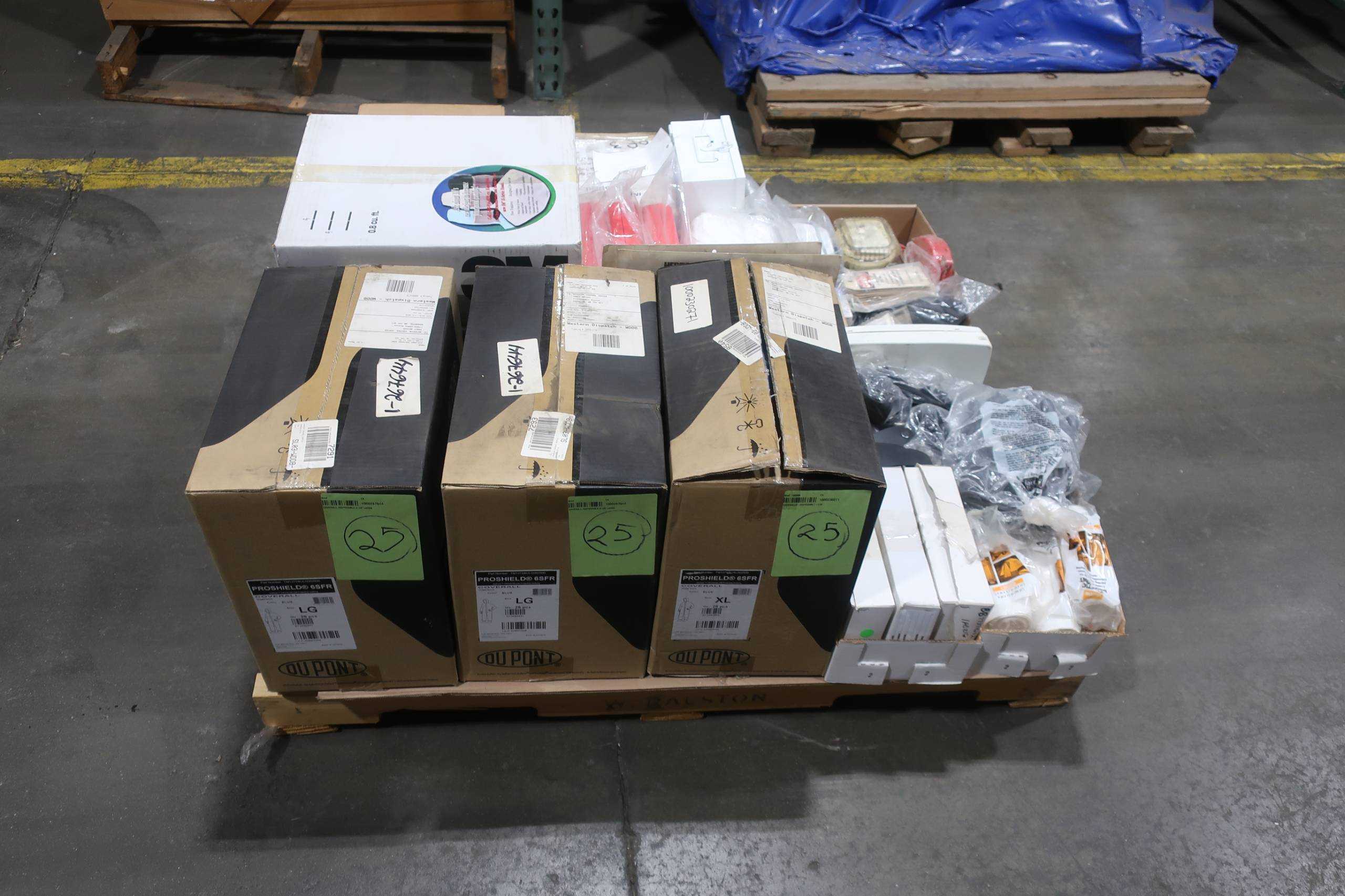 SKU 1762003 - PALLET OF ASSORTED SAFETY EQUIPMENT - SAFETY EQUIPMENT