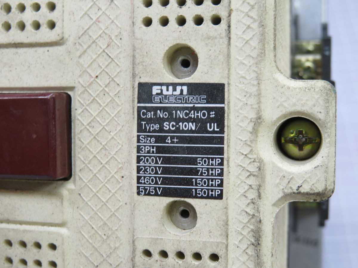 FUJI ELECTRIC 1NC4H0 CONTACTOR T251329 - ELECTRICAL RELAYS