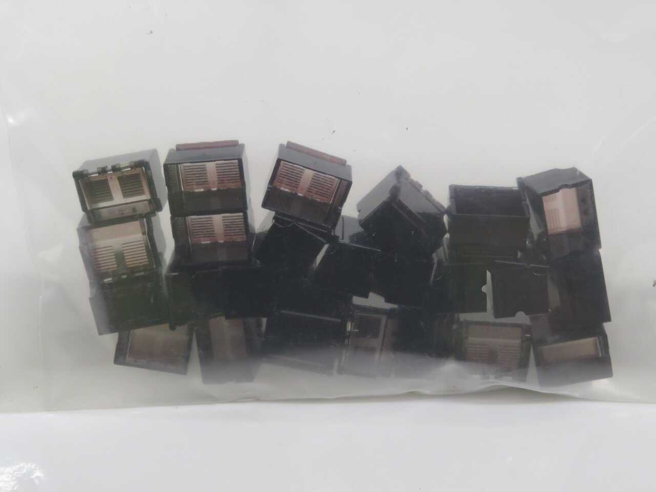 Lot Of 125 CommScope 760238320 Duplex Low Profile Adapter Shutter Assembly T2718 - FIBER OPTIC CABLE