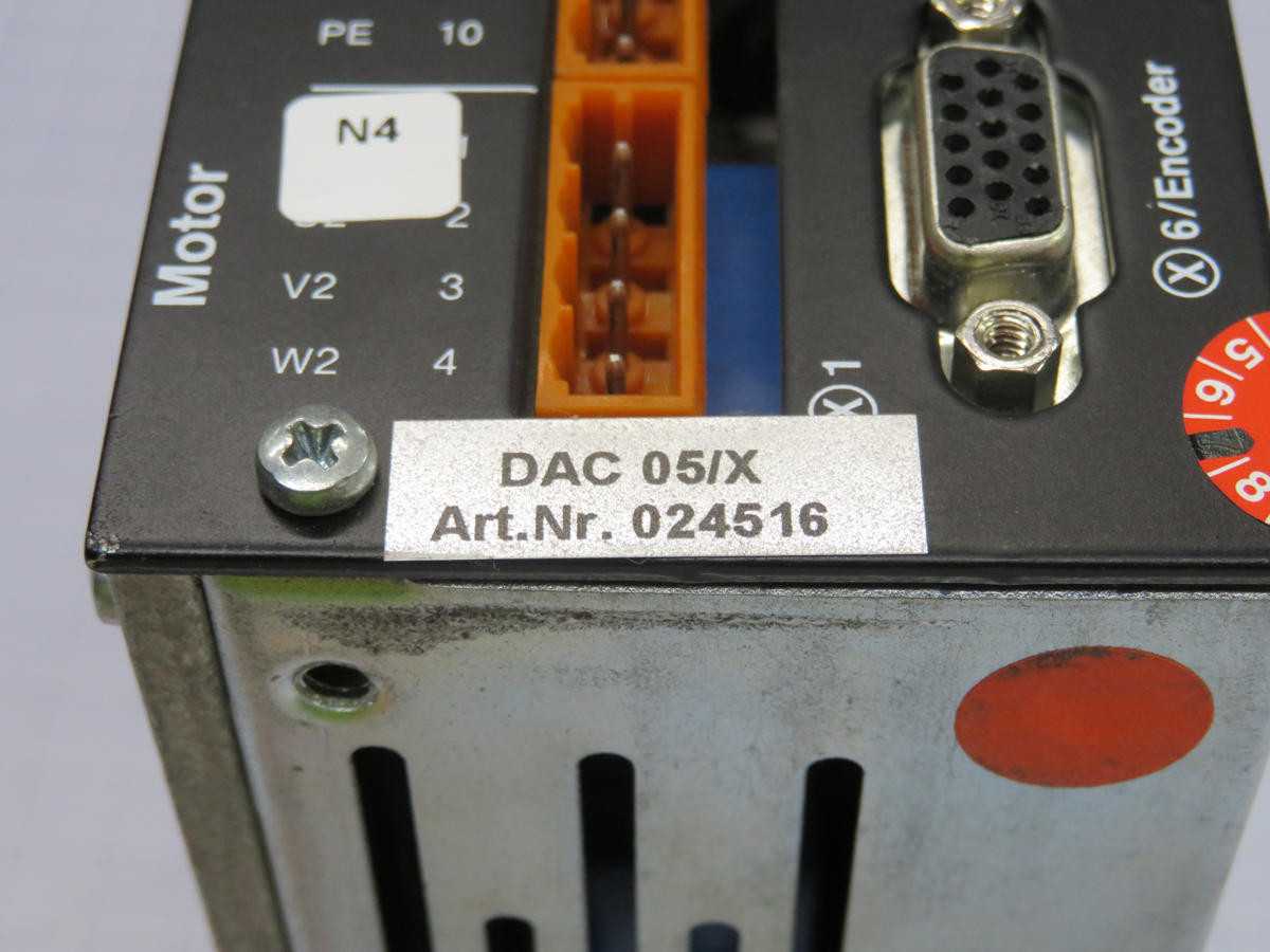 DELTADRIVE DAC 05/X DIGITAL AC SERVO DRIVE T211237 - AC VFD DRIVES